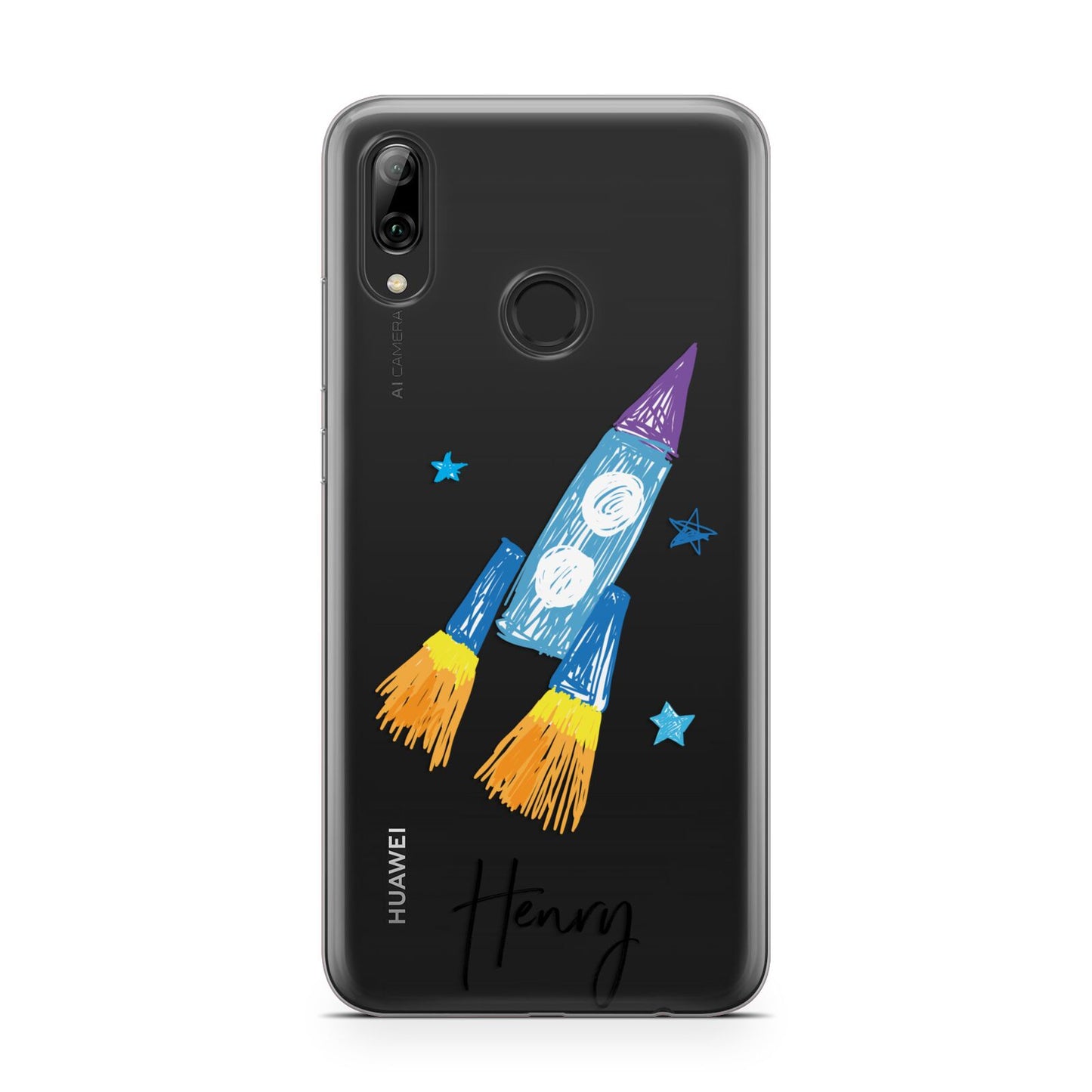 Custom Space Rocket Huawei Y7 2019