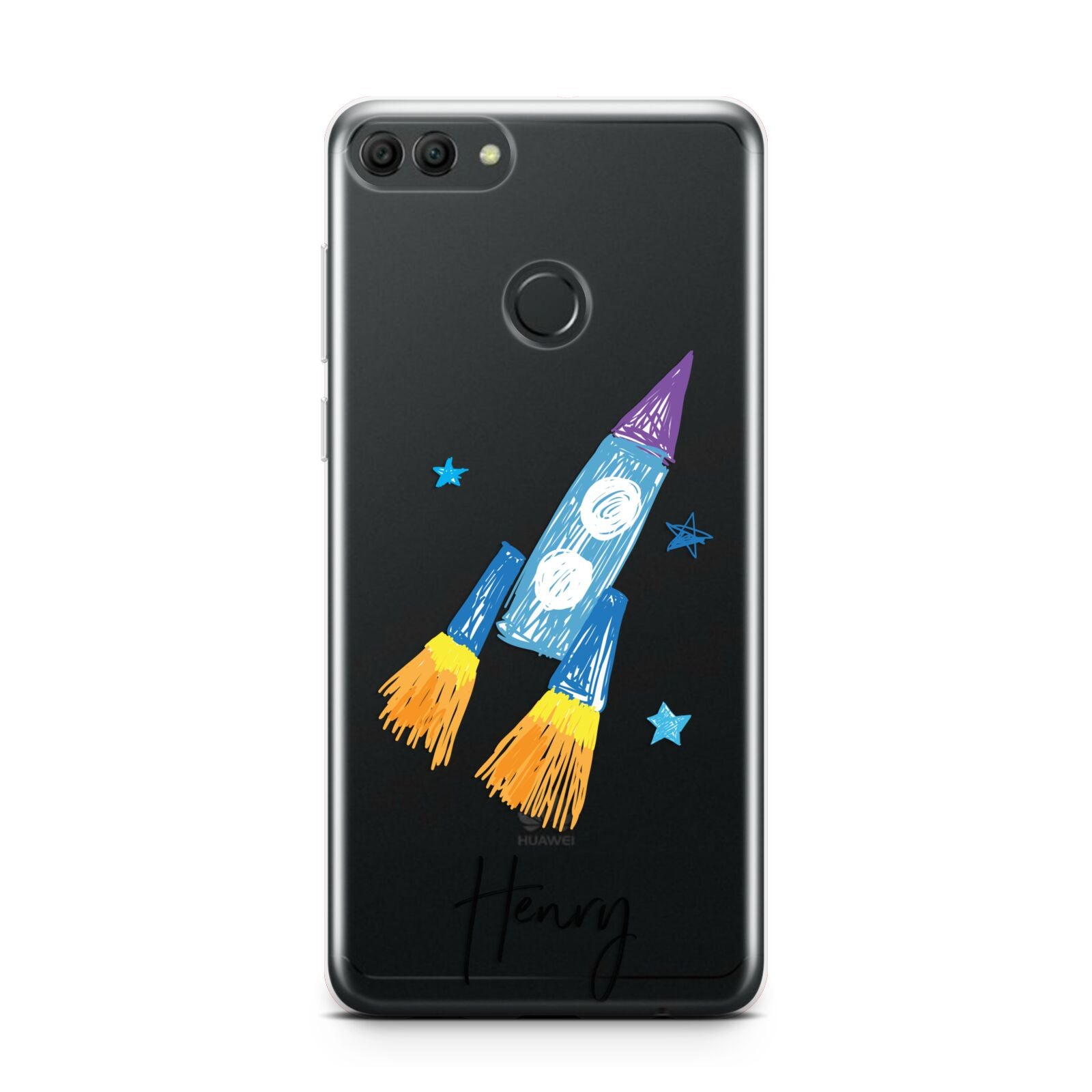 Custom Space Rocket Huawei Y9 2018