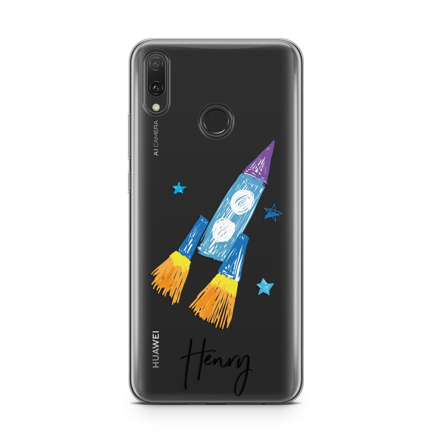 Custom Space Rocket Huawei Y9 2019