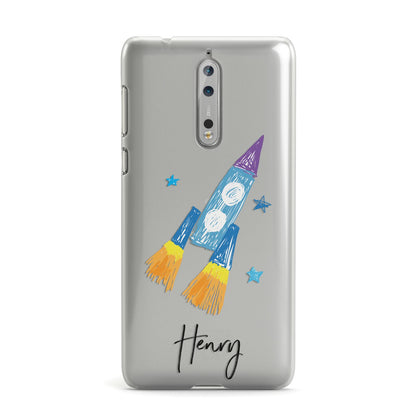 Custom Space Rocket Nokia Case