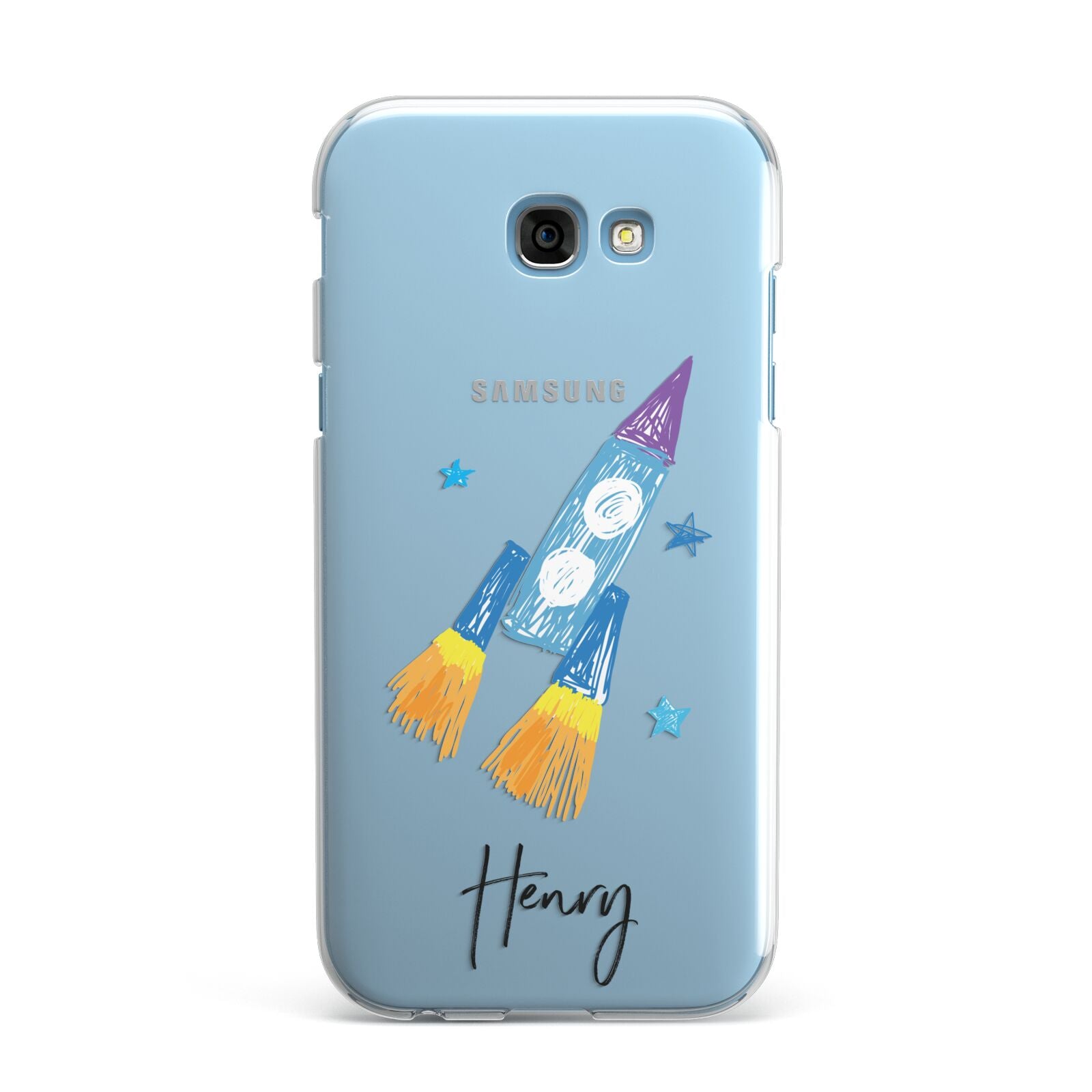 Custom Space Rocket Samsung Galaxy A7 2017 Case