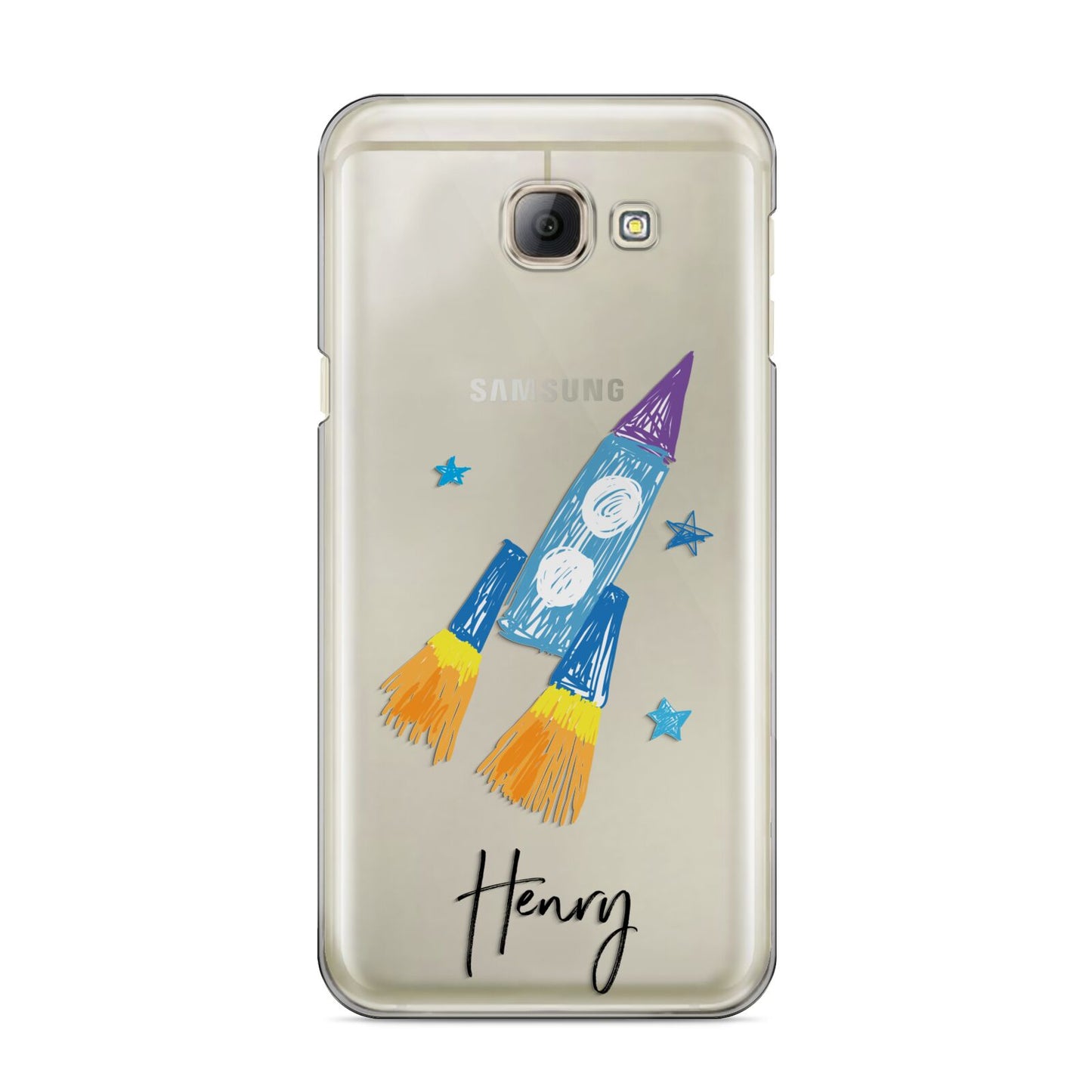 Custom Space Rocket Samsung Galaxy A8 2016 Case