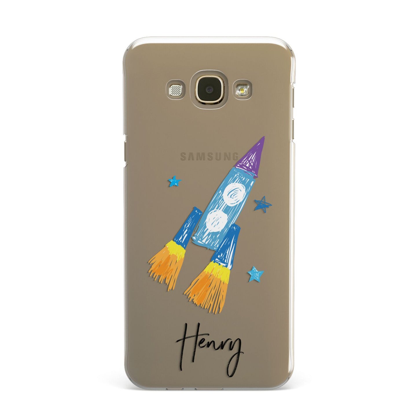 Custom Space Rocket Samsung Galaxy A8 Case