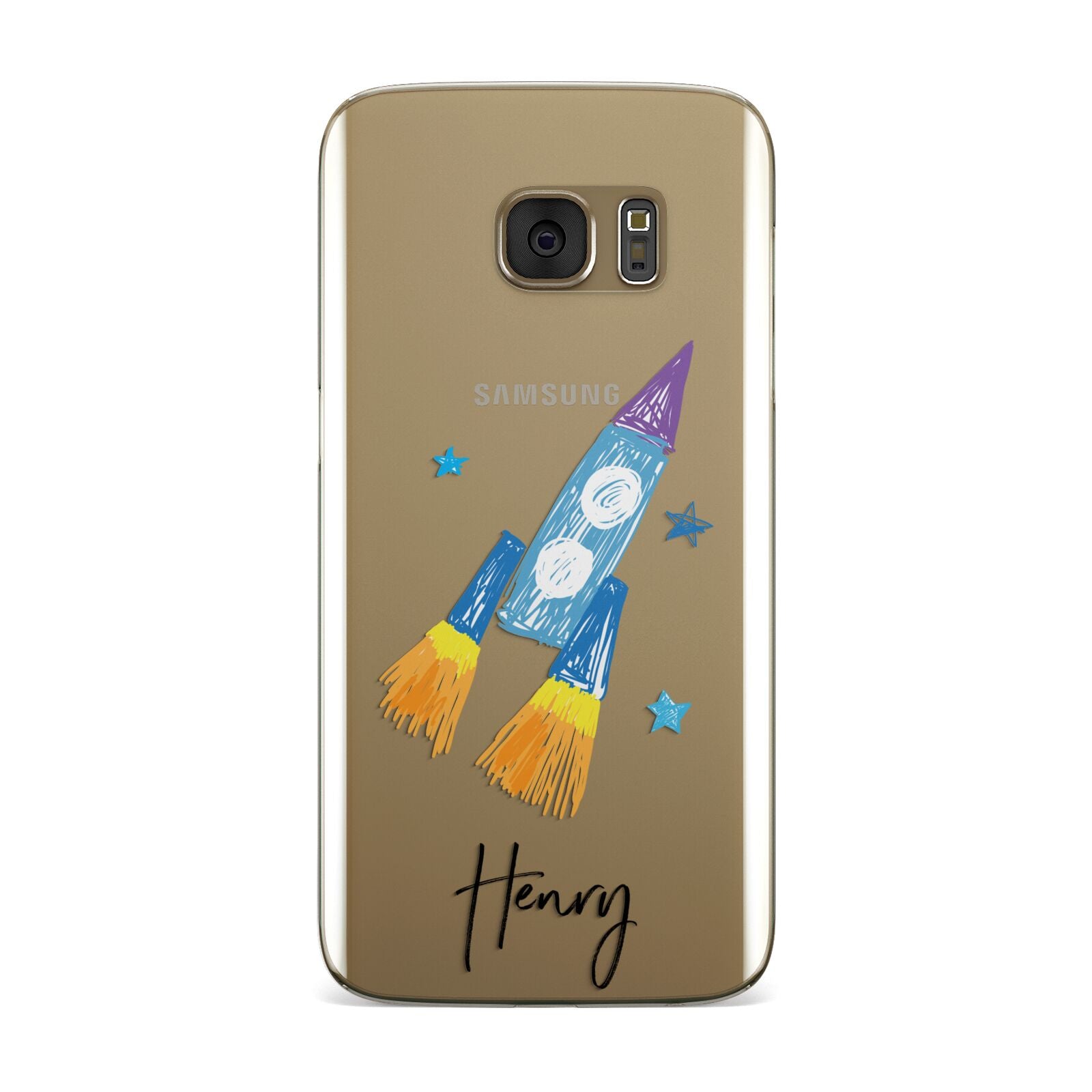 Custom Space Rocket Samsung Galaxy Case