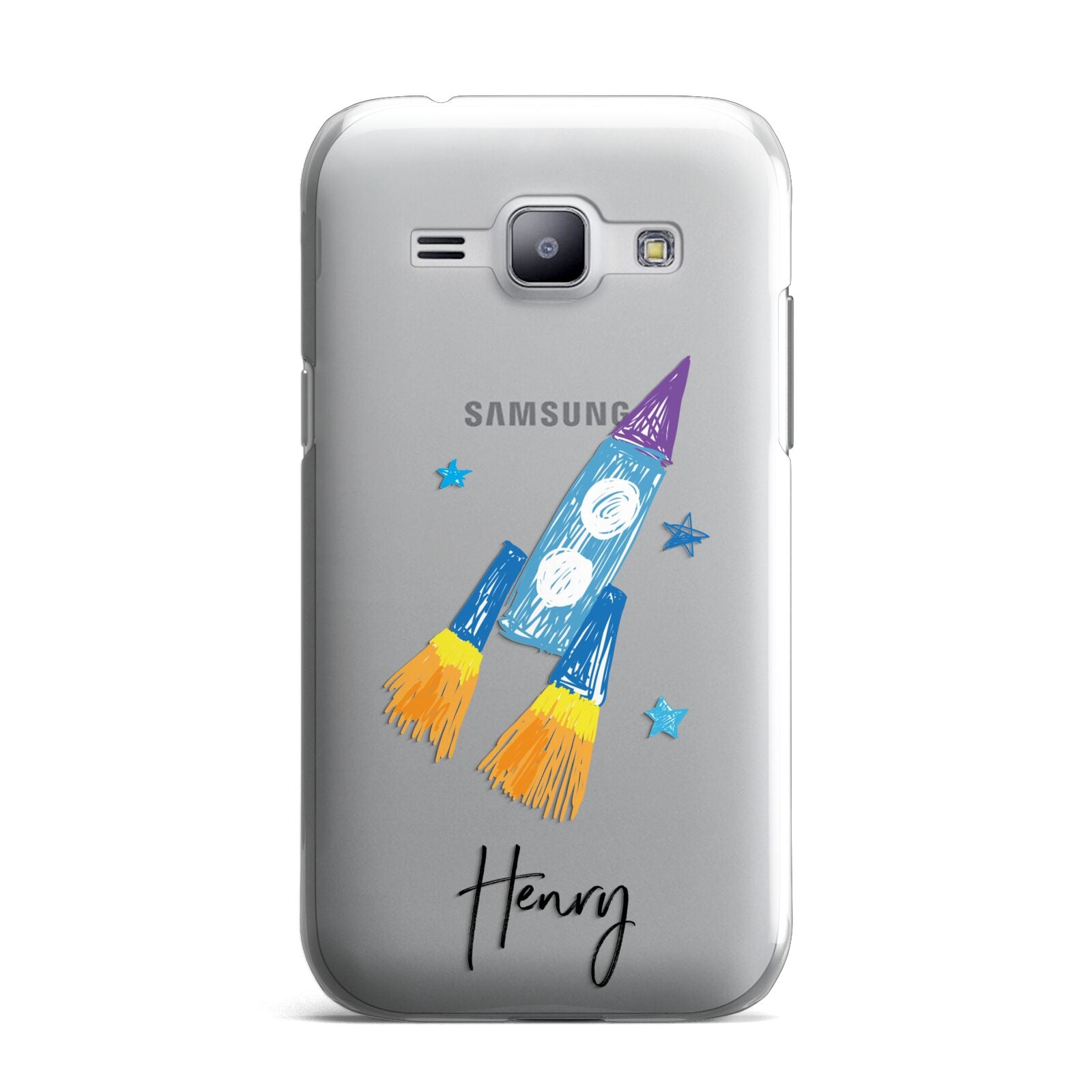 Custom Space Rocket Samsung Galaxy J1 2015 Case