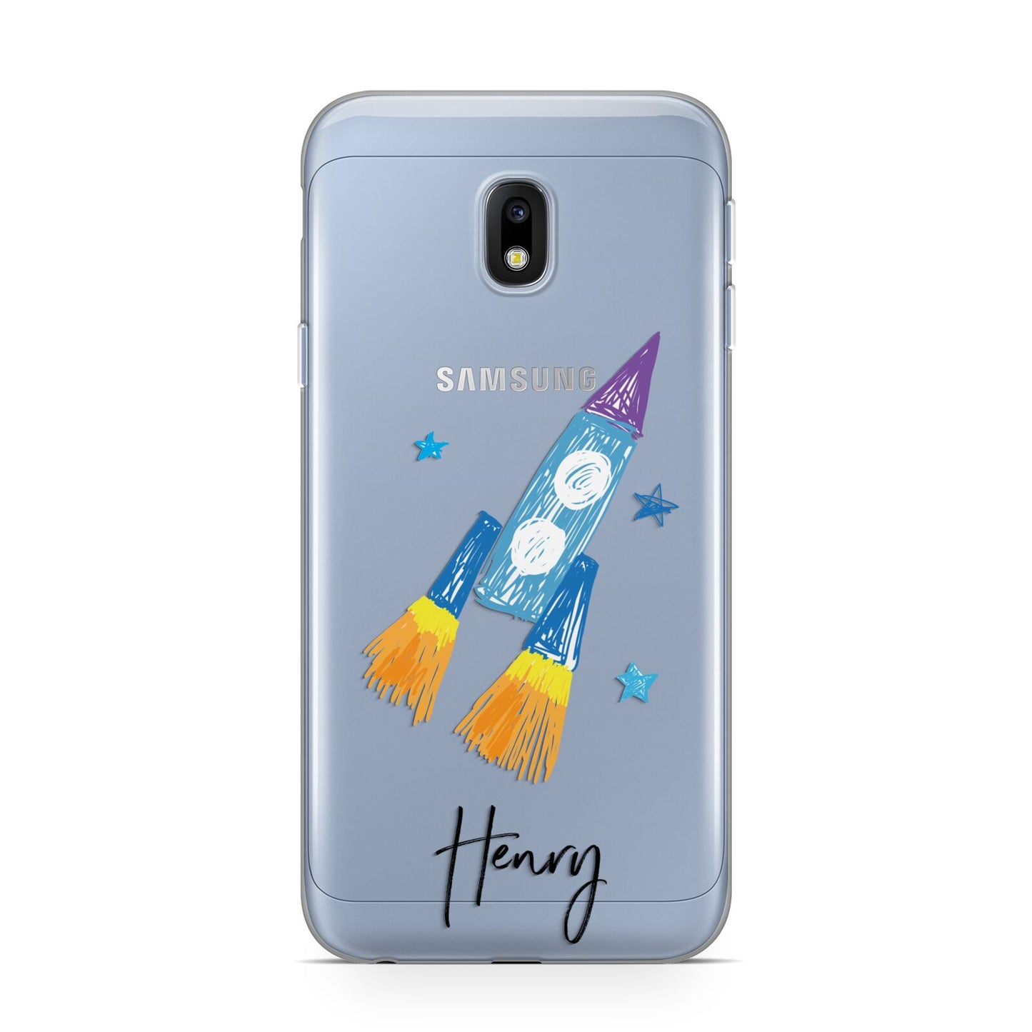 Custom Space Rocket Samsung Galaxy J3 2017 Case