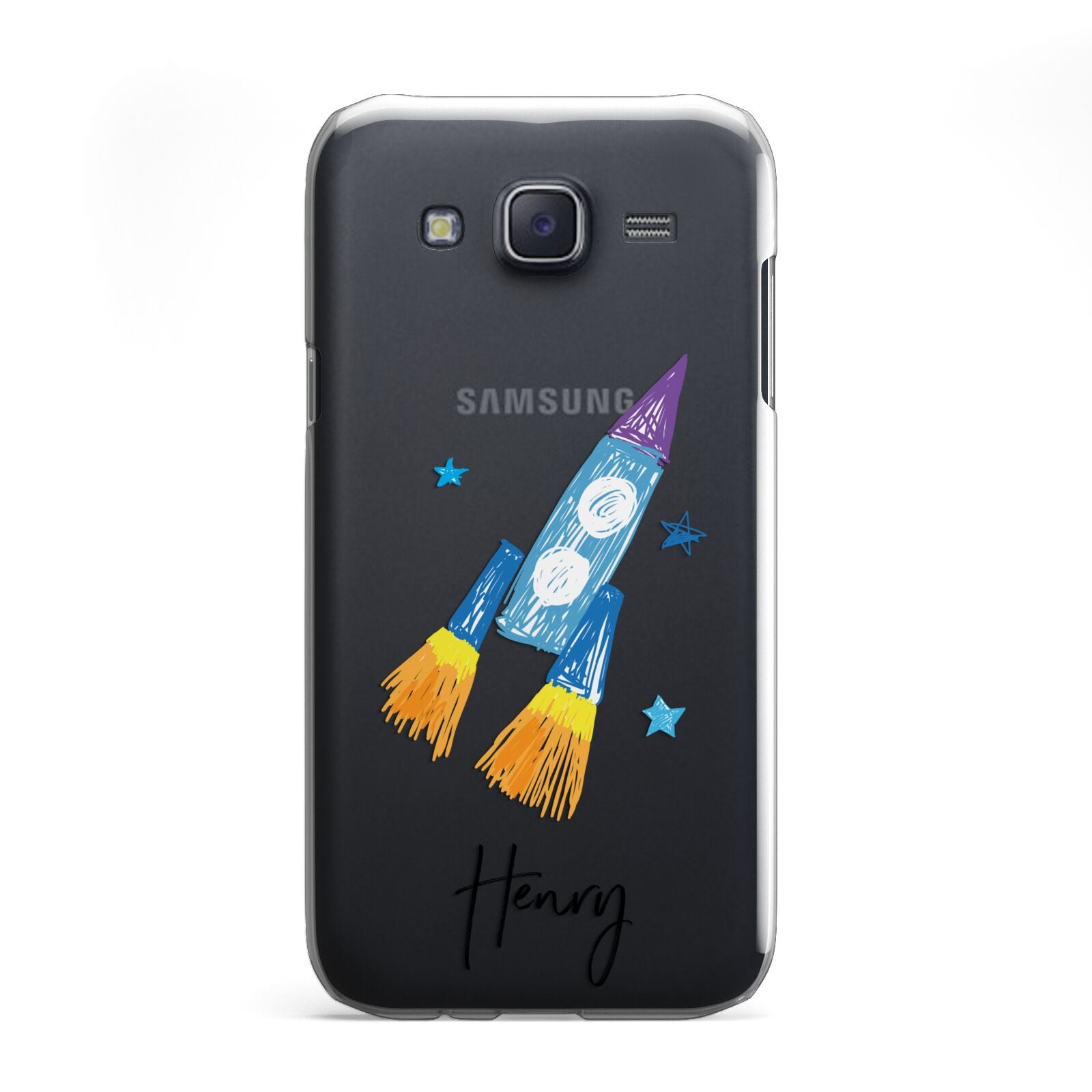 Custom Space Rocket Samsung Galaxy J5 Case