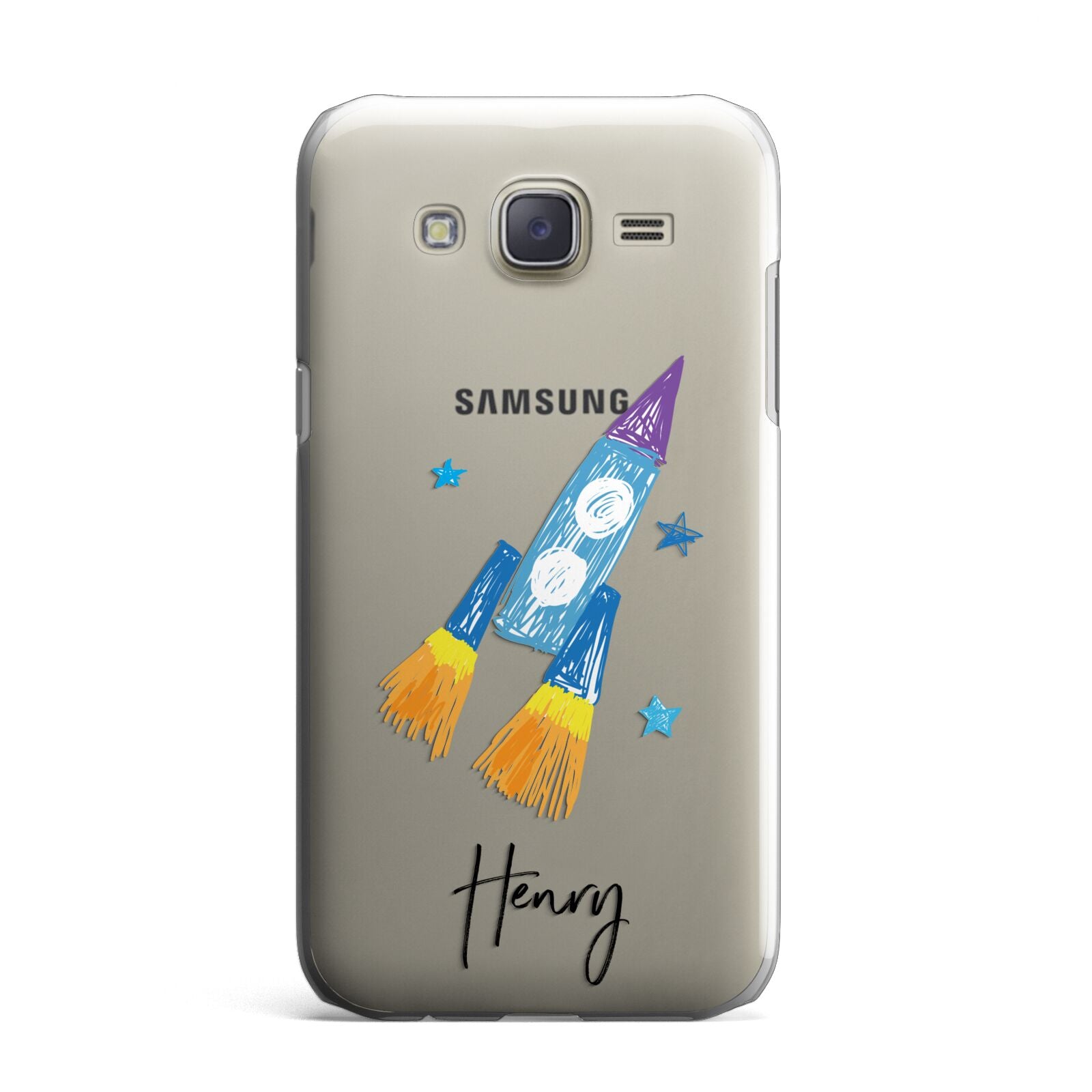 Custom Space Rocket Samsung Galaxy J7 Case