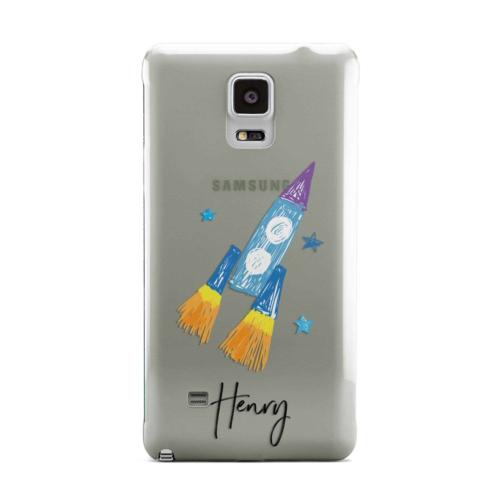 Custom Space Rocket Samsung Galaxy Note 4 Case