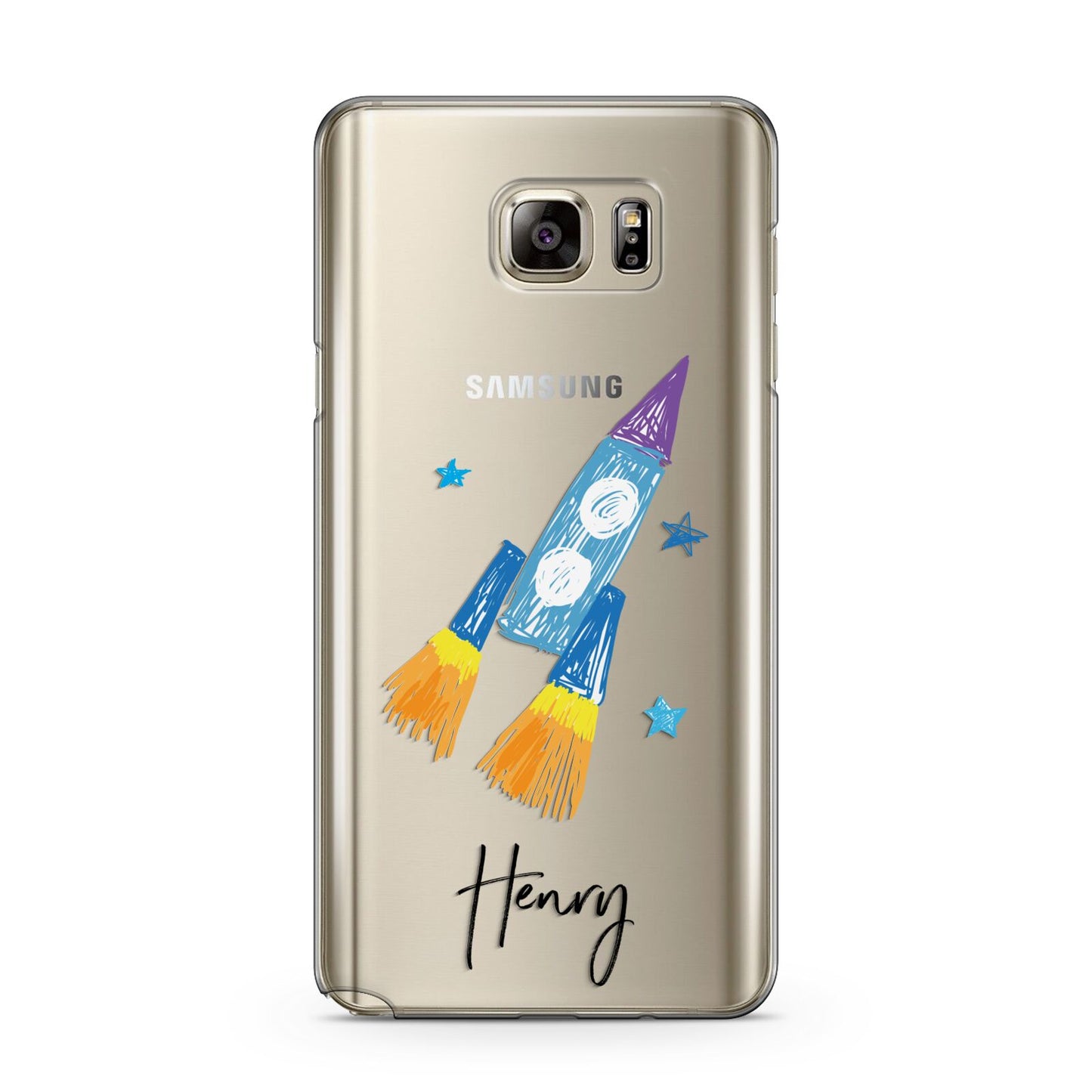 Custom Space Rocket Samsung Galaxy Note 5 Case