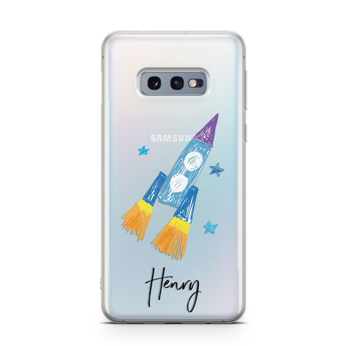 Custom Space Rocket Samsung Galaxy S10E Case