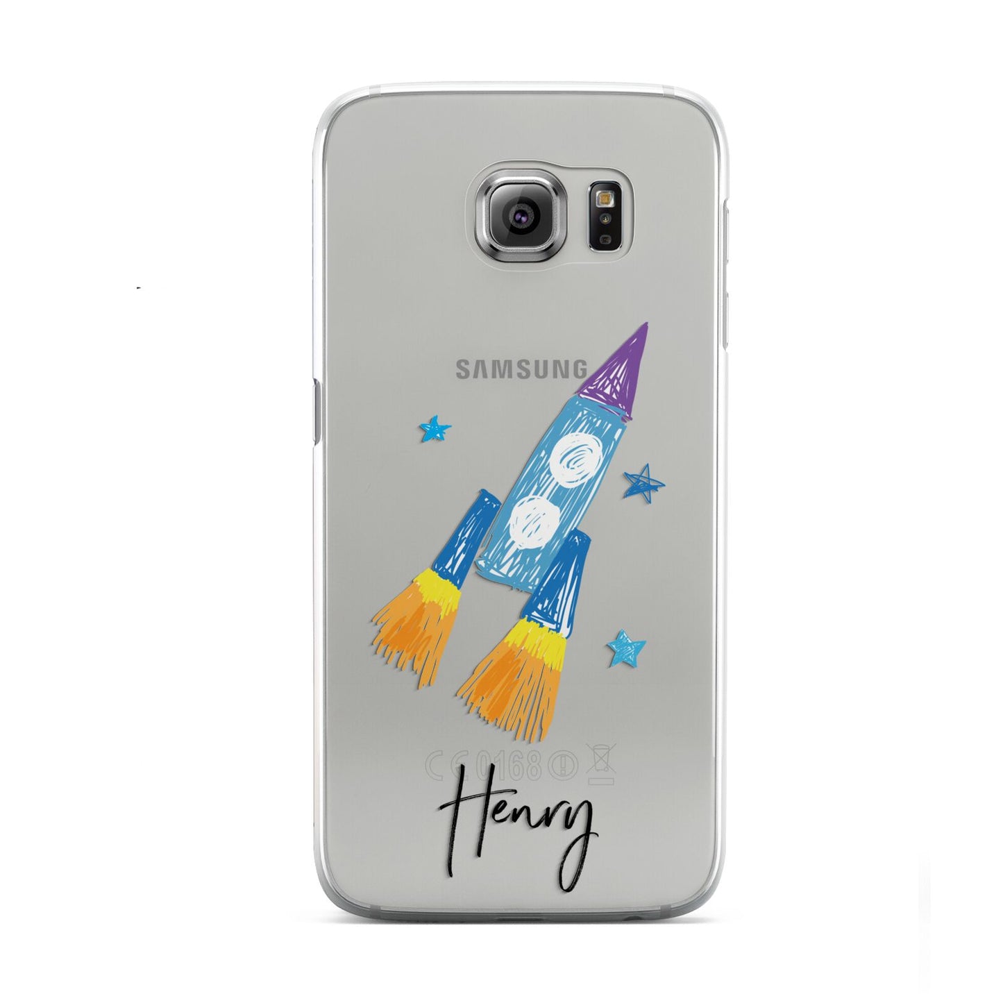 Custom Space Rocket Samsung Galaxy S6 Case