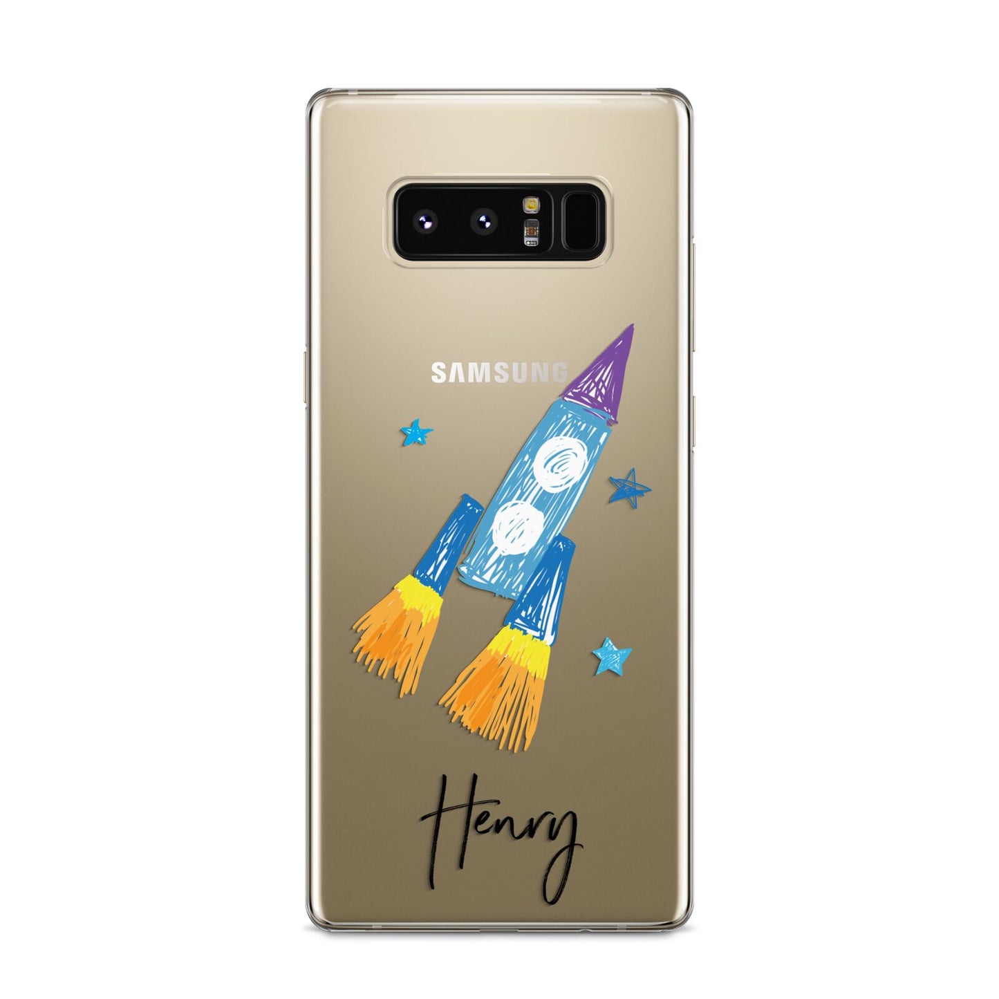 Custom Space Rocket Samsung Galaxy S8 Case