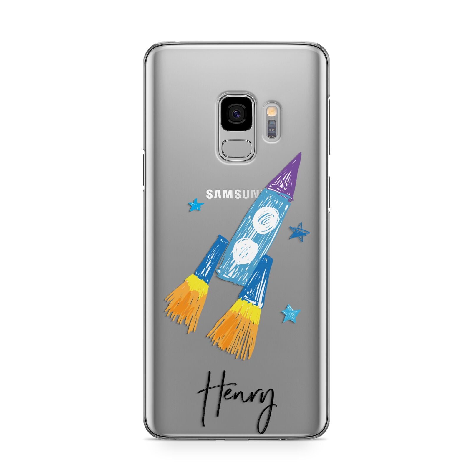 Custom Space Rocket Samsung Galaxy S9 Case