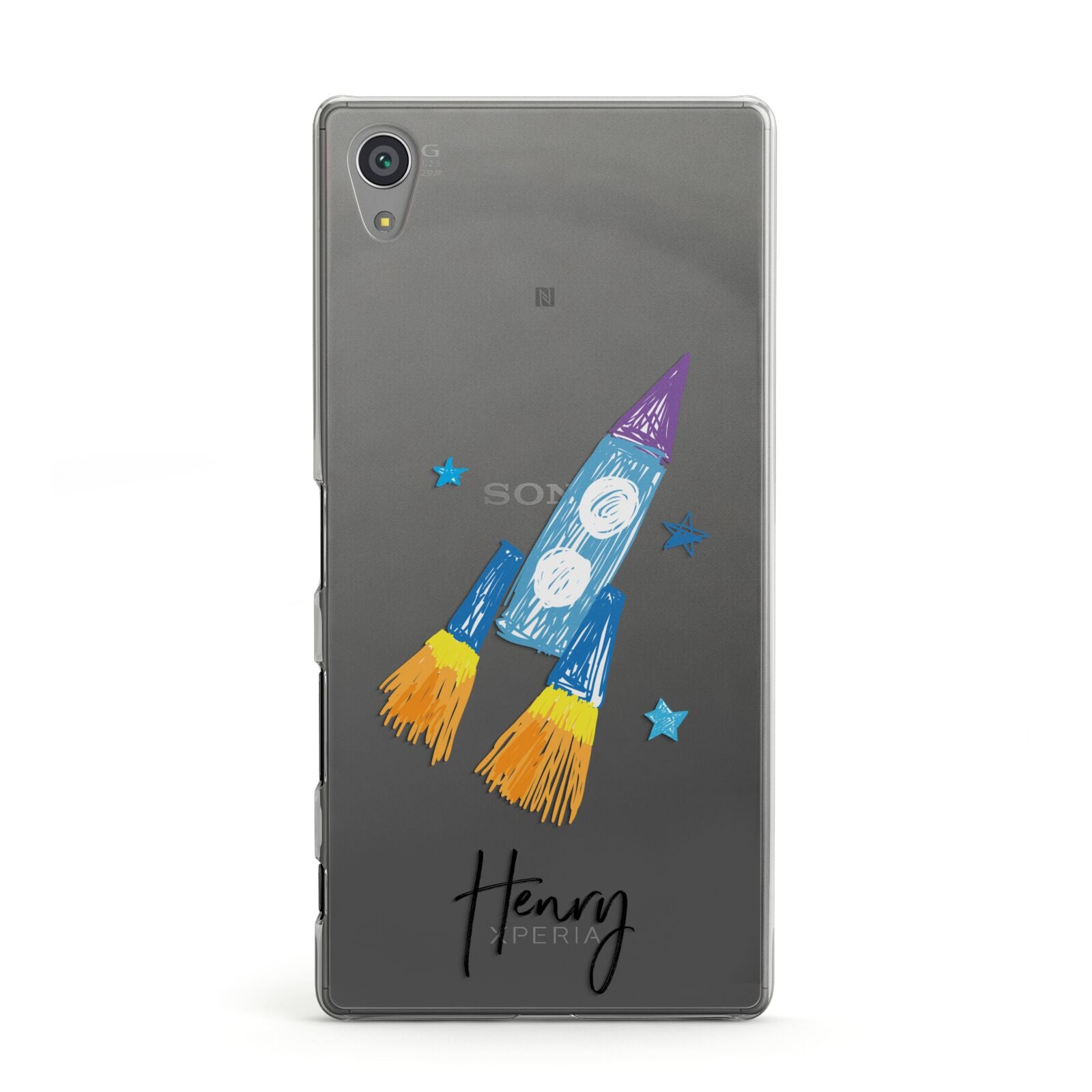 Custom Space Rocket Sony Xperia Case