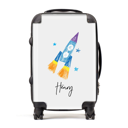 Custom Space Rocket Suitcase