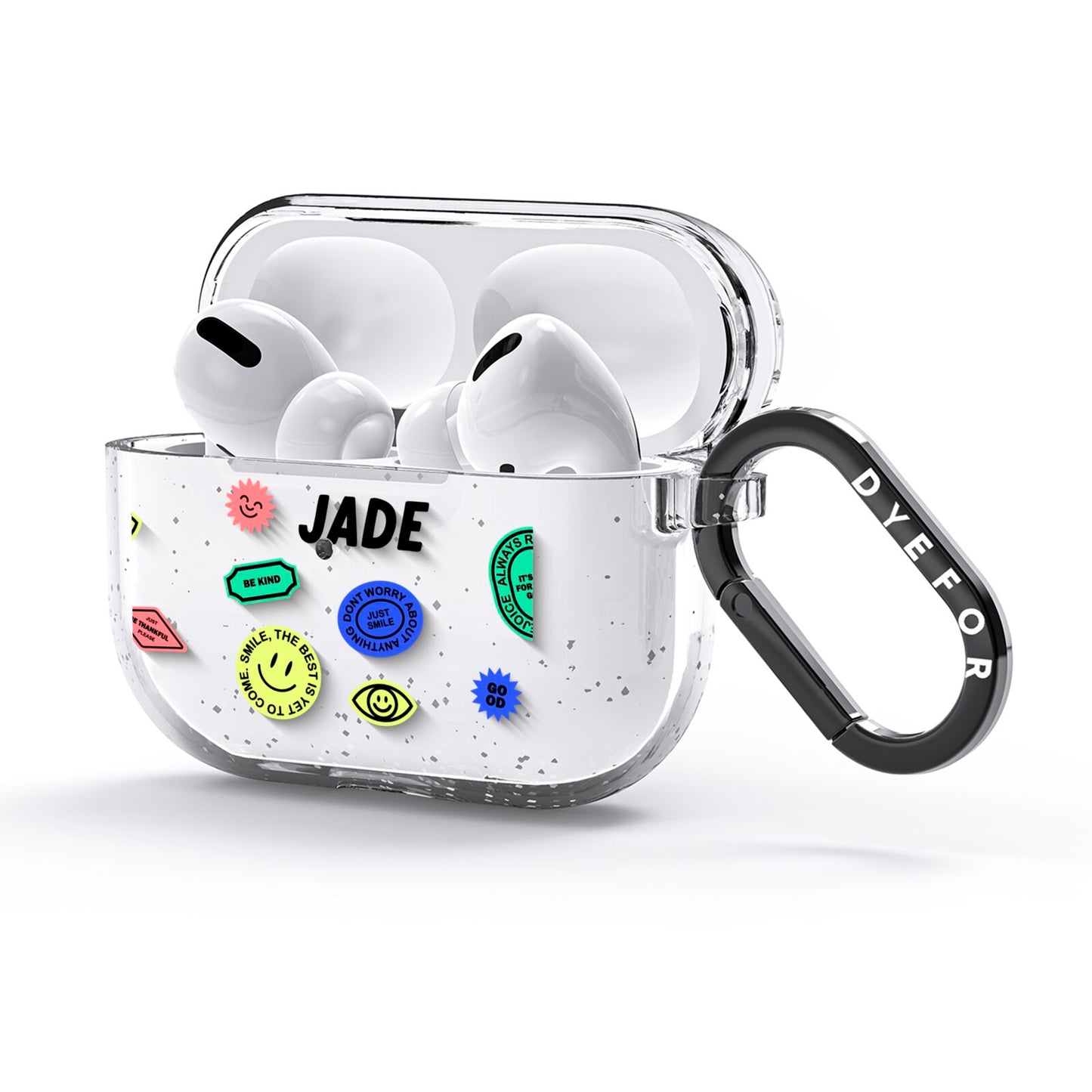 Custom Stickers AirPods Glitter Case 3rd Gen Side Image