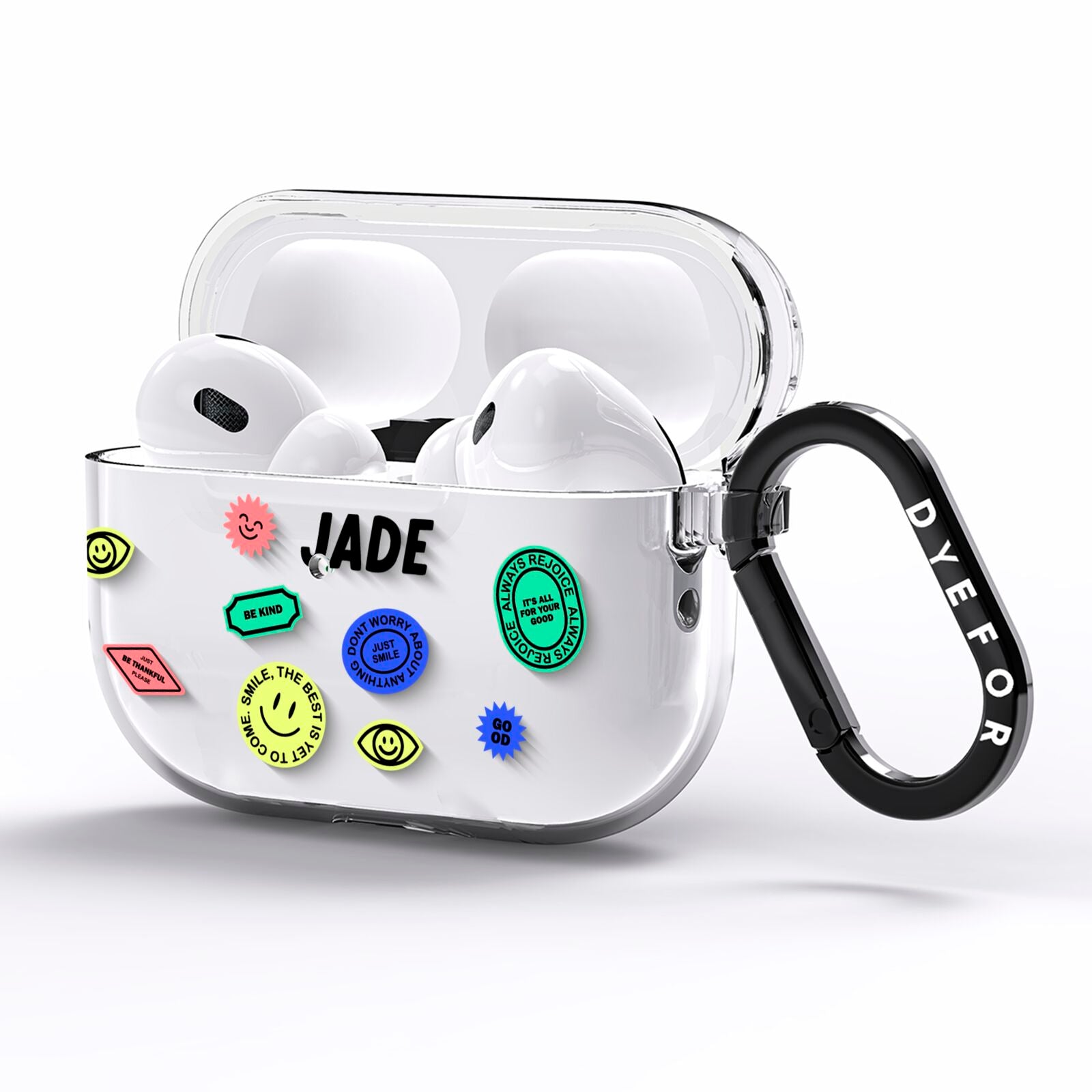 Custom Stickers AirPods Pro Clear Case Side Image