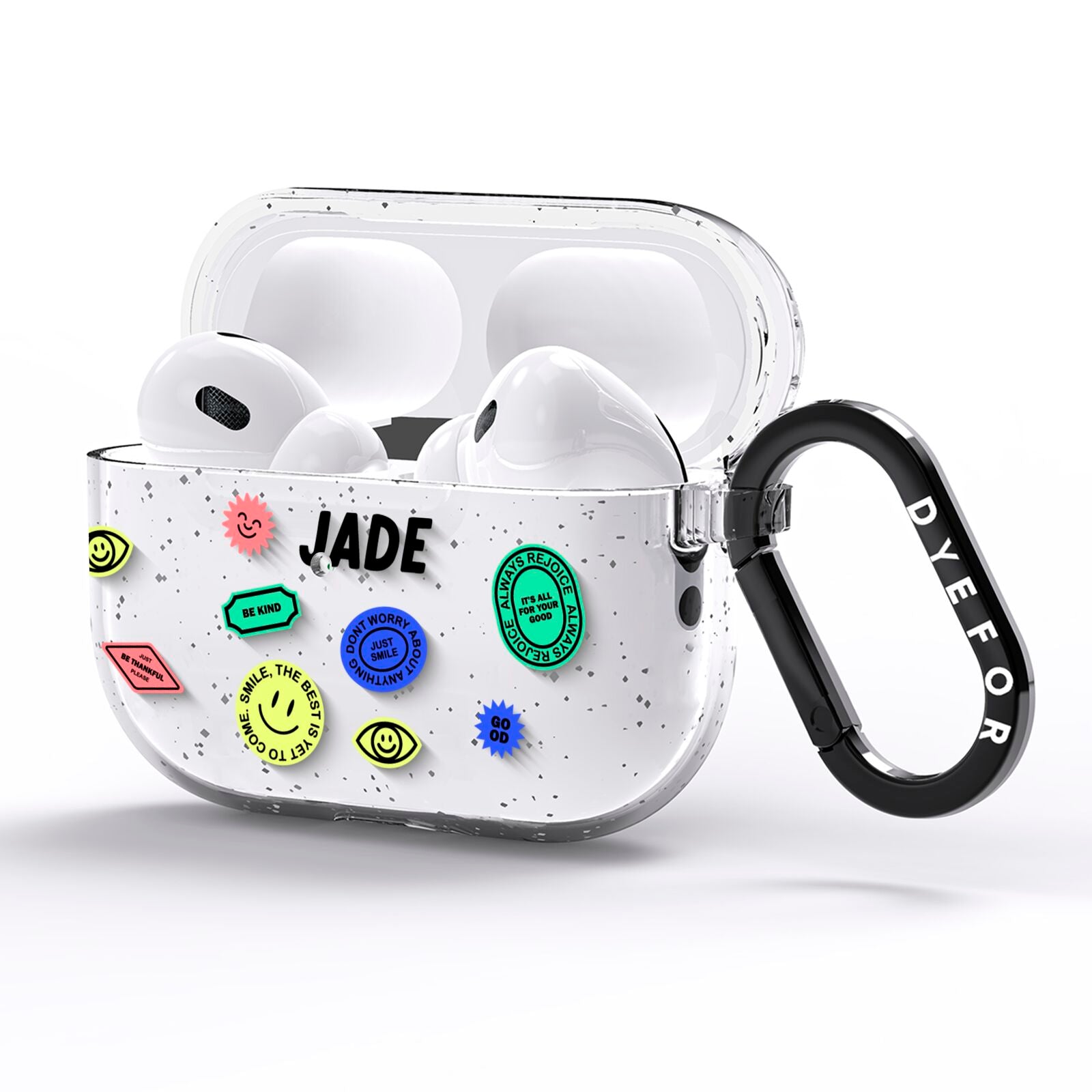 Custom Stickers AirPods Pro Glitter Case Side Image