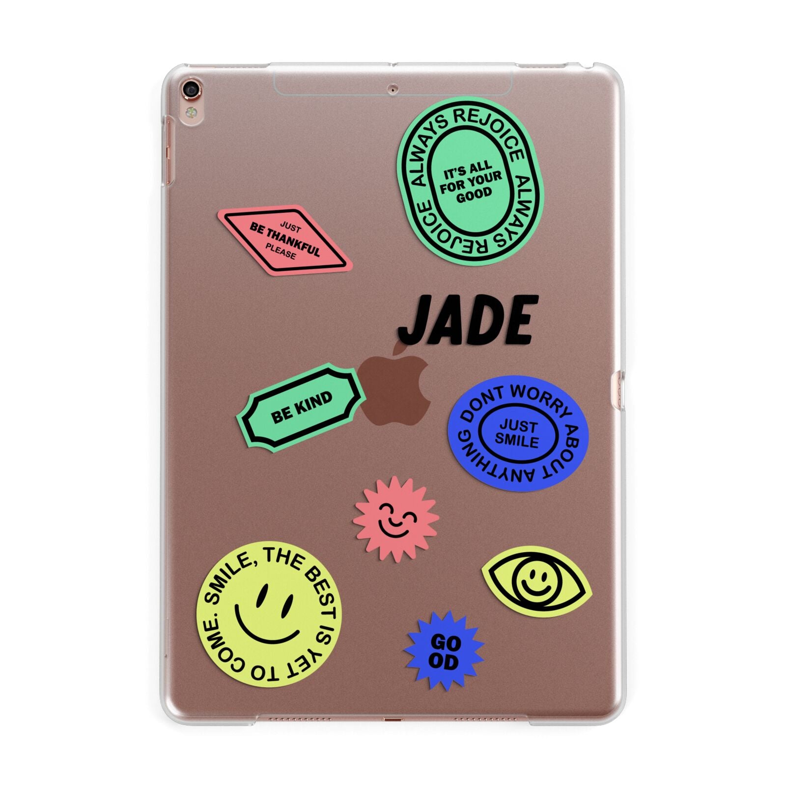 Custom Stickers Apple iPad Rose Gold Case