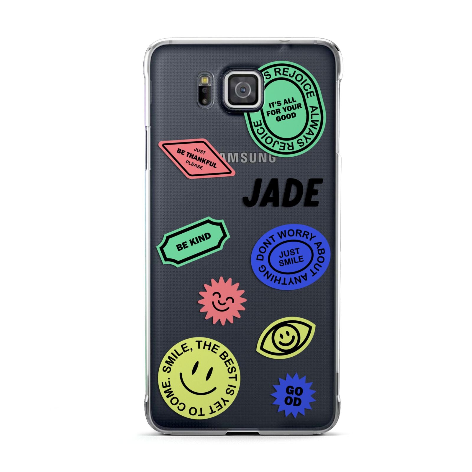 Custom Stickers Samsung Galaxy Alpha Case