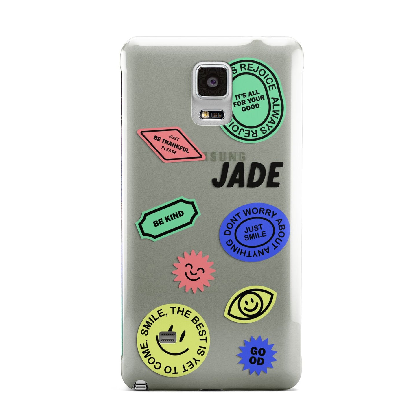 Custom Stickers Samsung Galaxy Note 4 Case