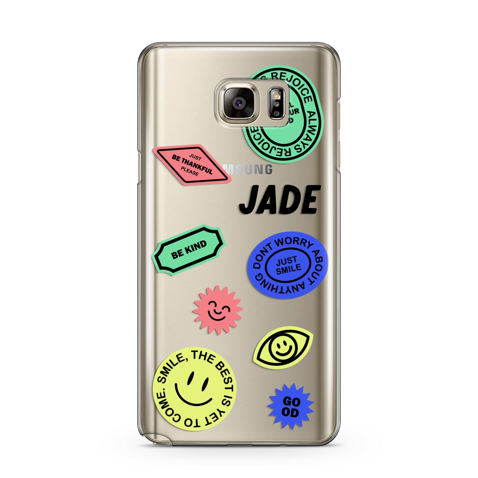 Custom Stickers Samsung Galaxy Note 5 Case