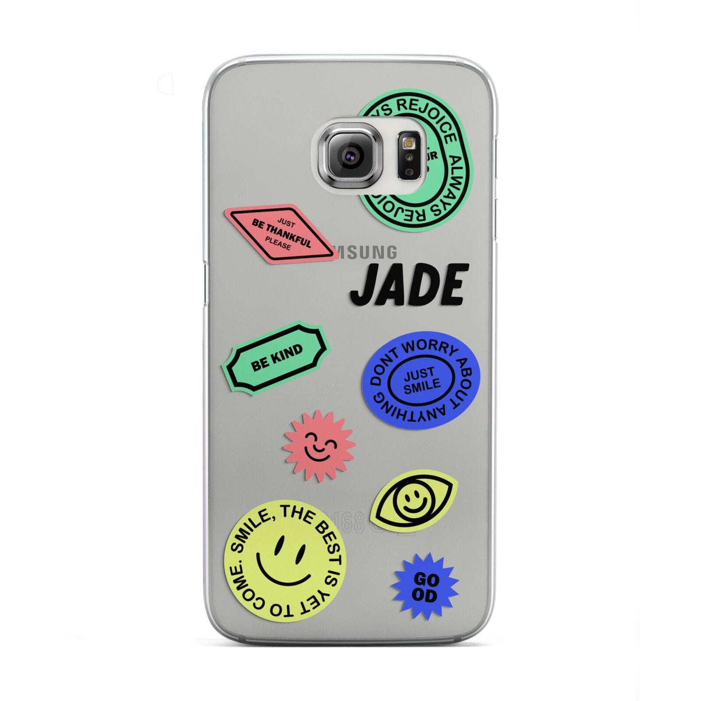 Custom Stickers Samsung Galaxy S6 Edge Case