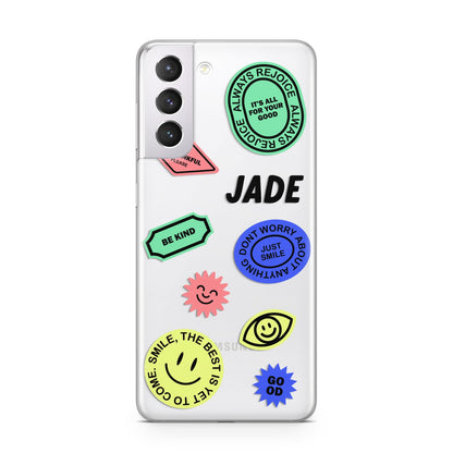 Custom Stickers Samsung S21 Case