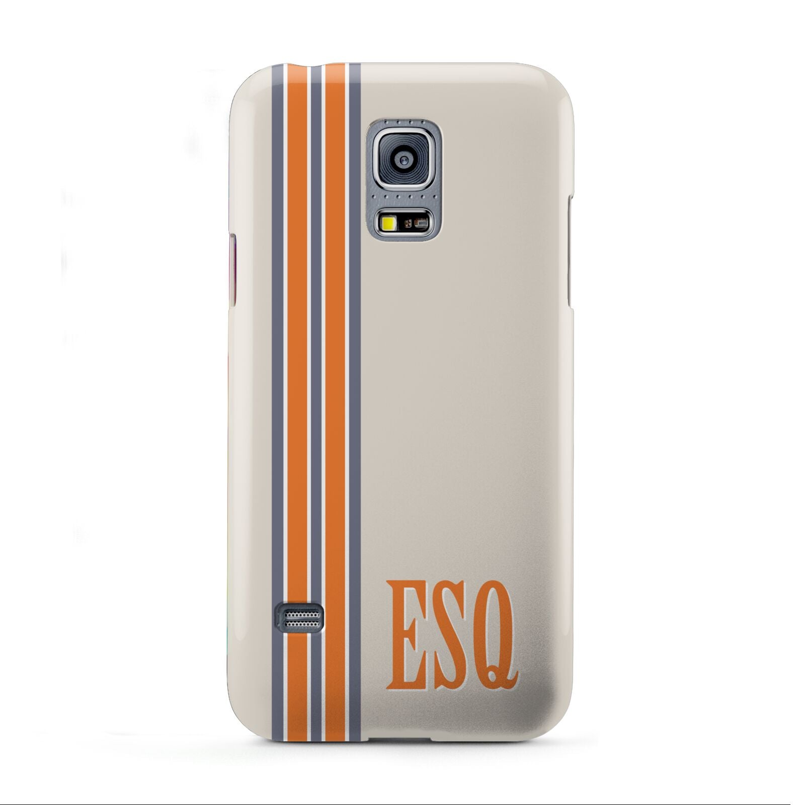 Custom Striped Initials Samsung Galaxy S5 Mini Case