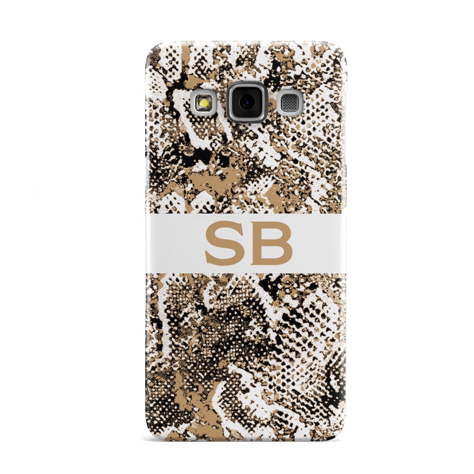 Custom Tan Snakeskin Samsung Galaxy A3 Case