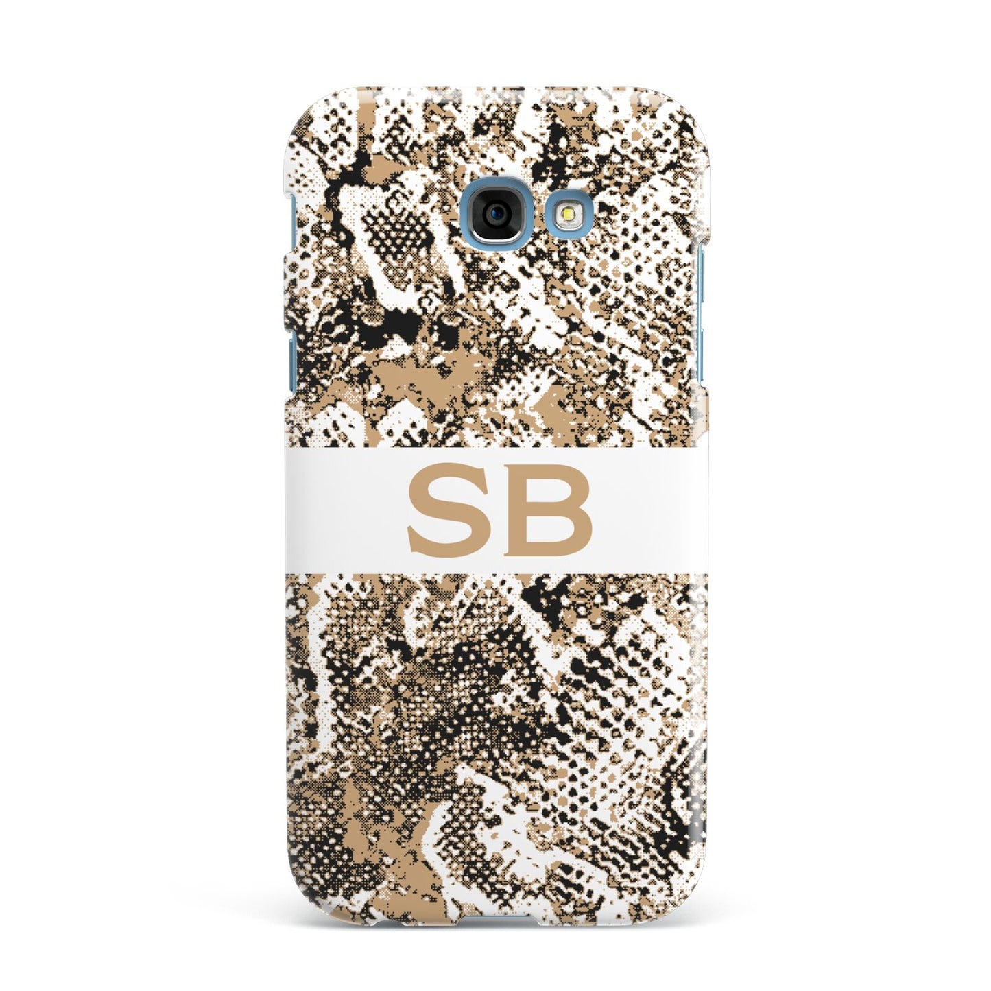 Custom Tan Snakeskin Samsung Galaxy A7 2017 Case