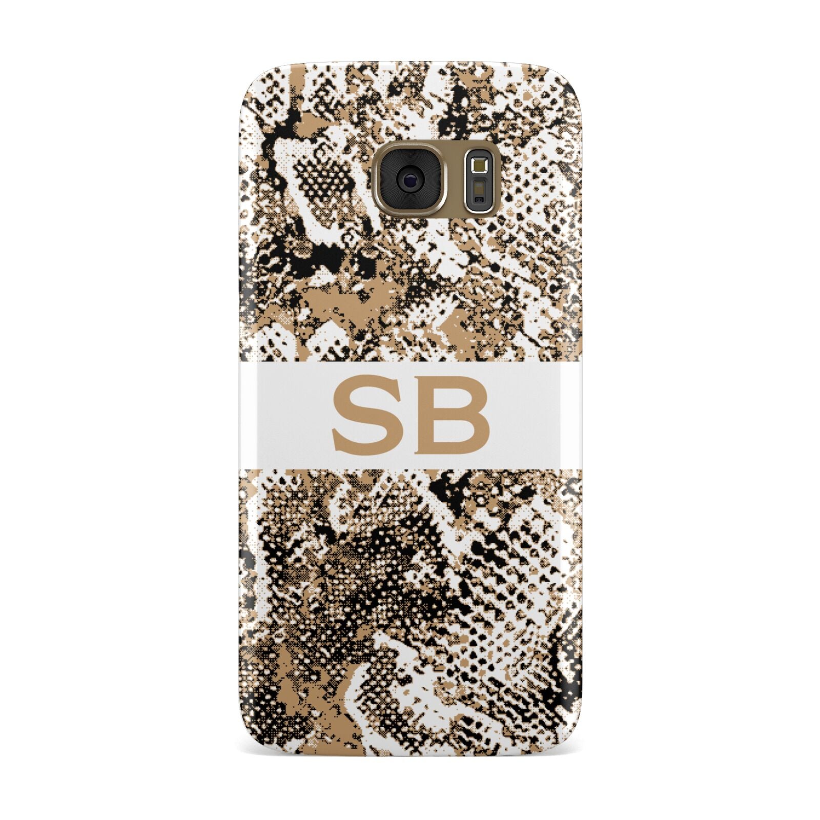 Custom Tan Snakeskin Samsung Galaxy Case