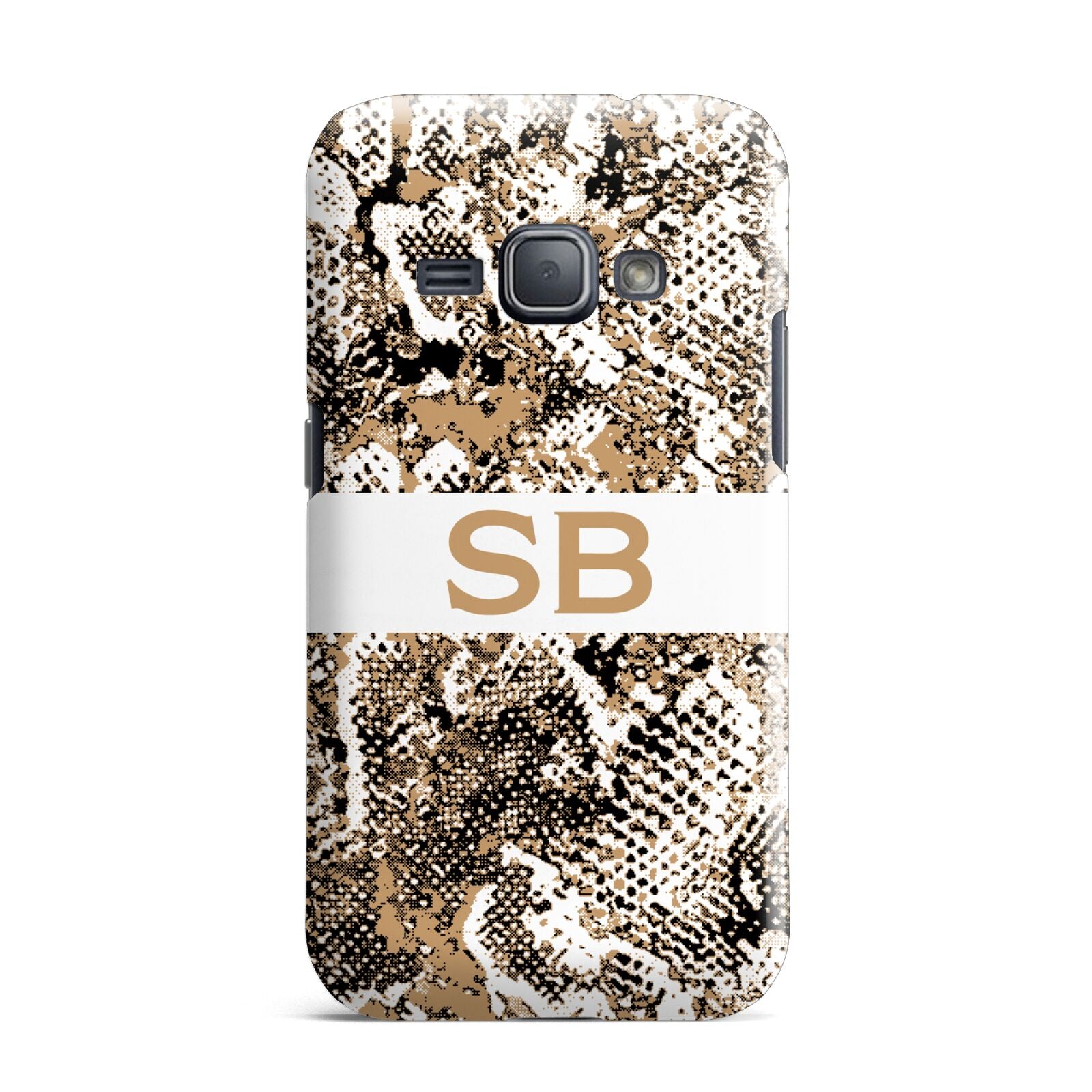 Custom Tan Snakeskin Samsung Galaxy J1 2016 Case