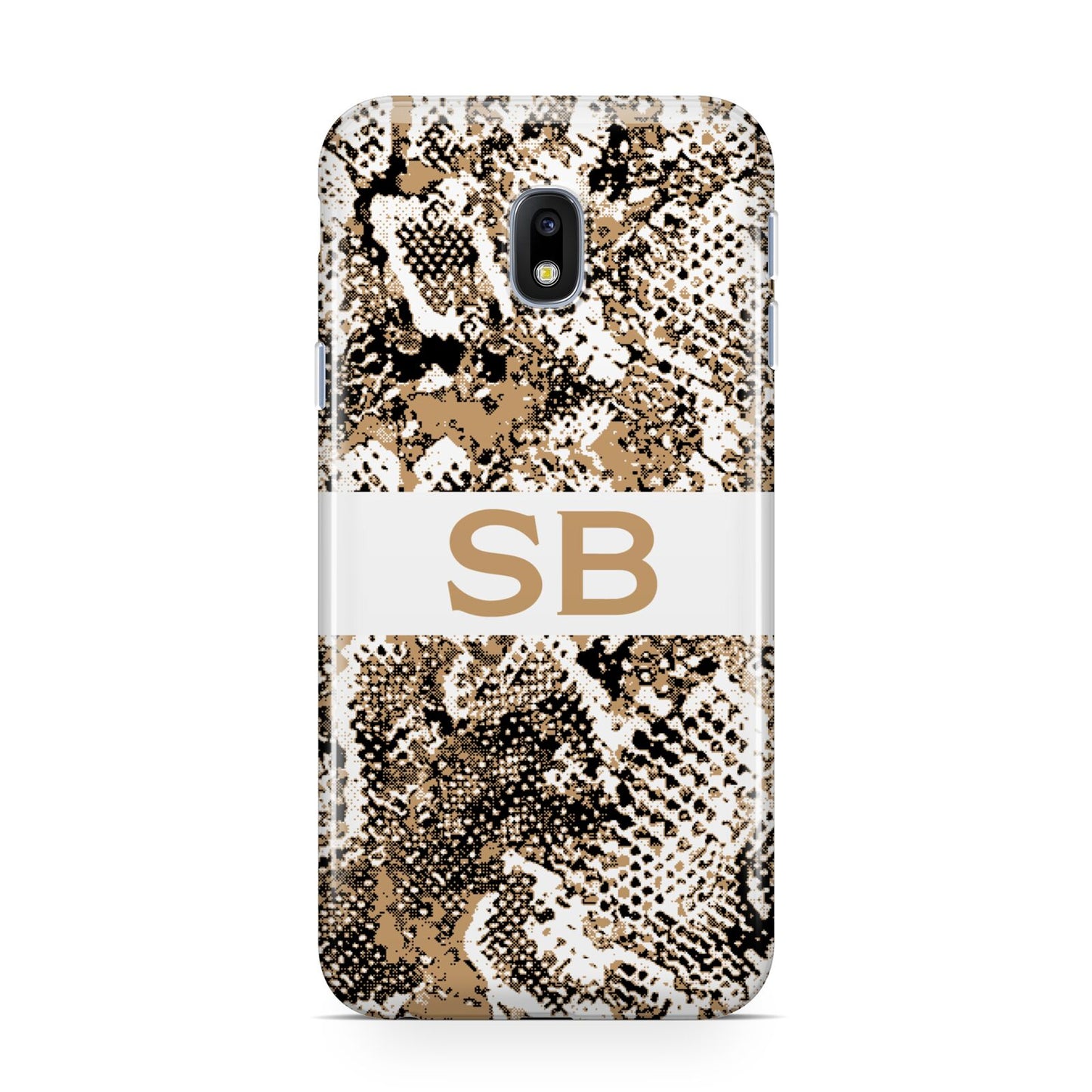 Custom Tan Snakeskin Samsung Galaxy J3 2017 Case