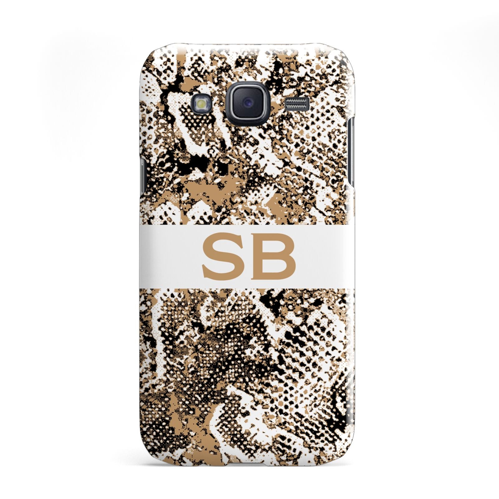 Custom Tan Snakeskin Samsung Galaxy J5 Case