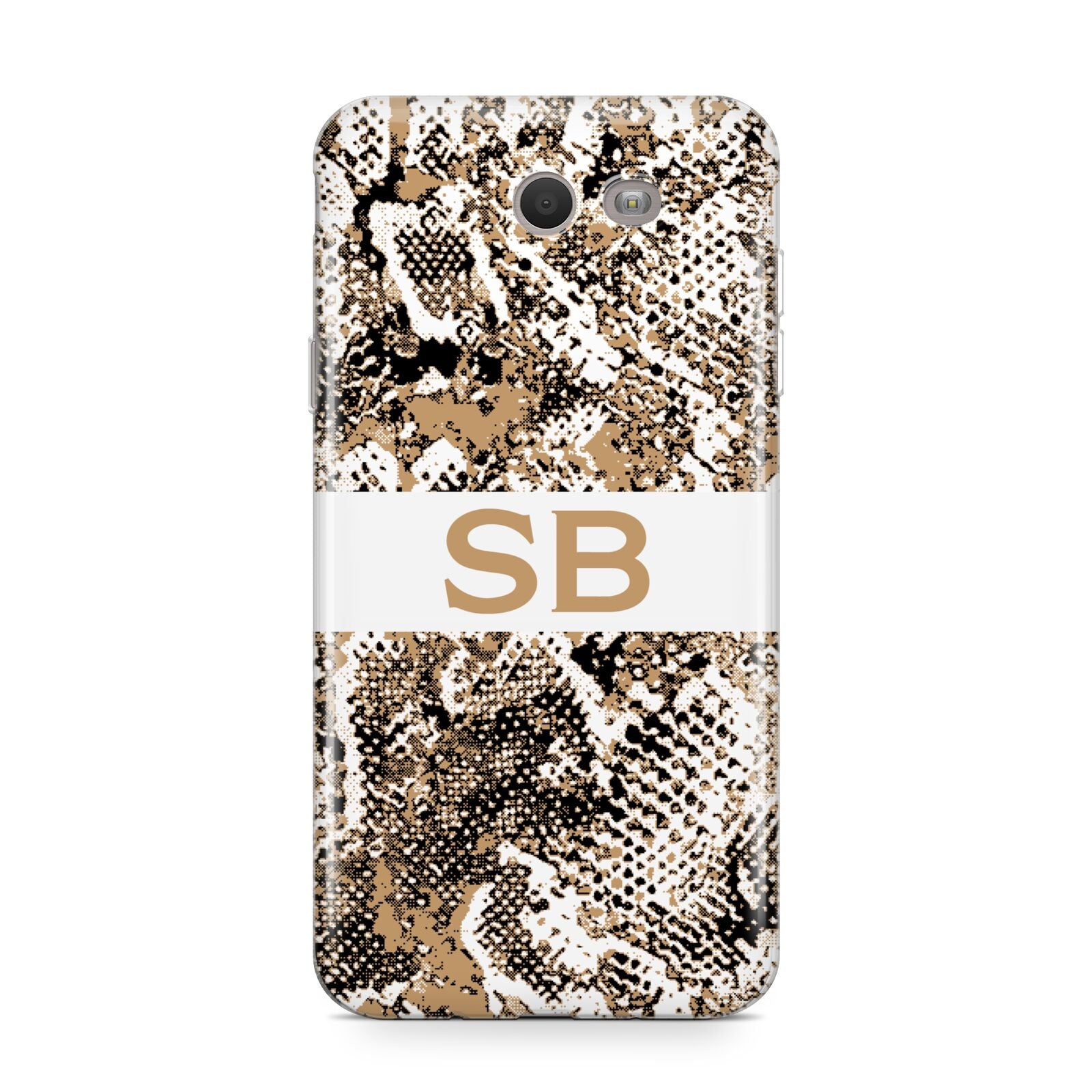 Custom Tan Snakeskin Samsung Galaxy J7 2017 Case