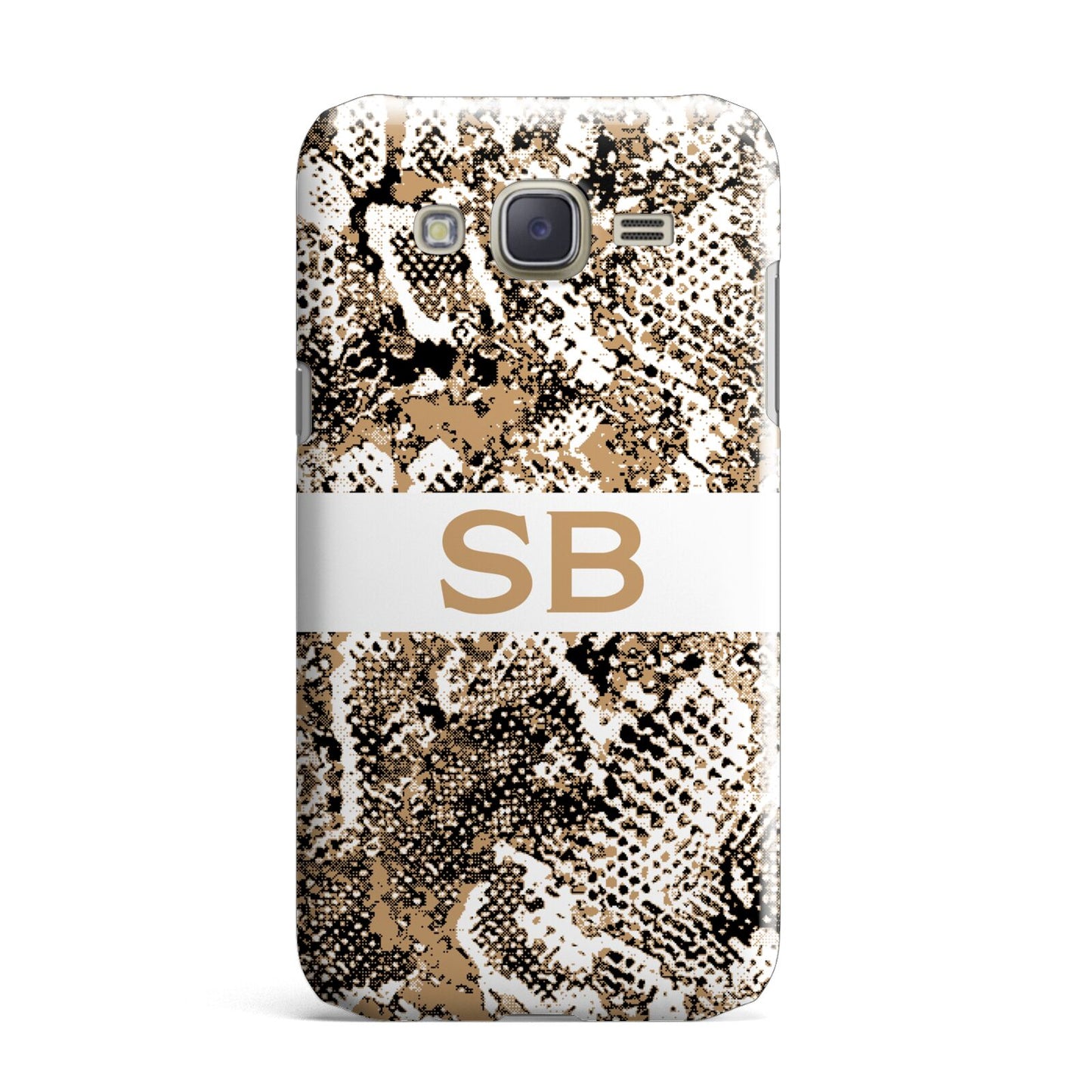 Custom Tan Snakeskin Samsung Galaxy J7 Case