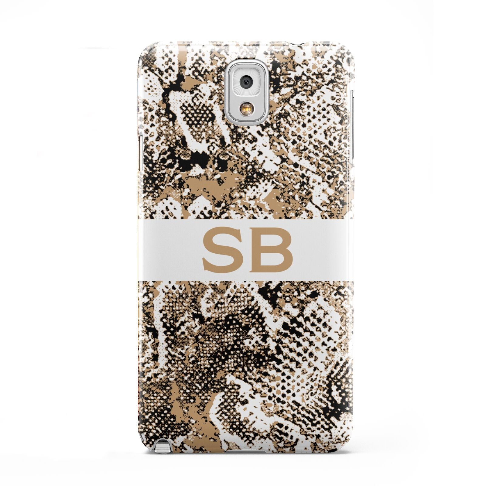 Custom Tan Snakeskin Samsung Galaxy Note 3 Case