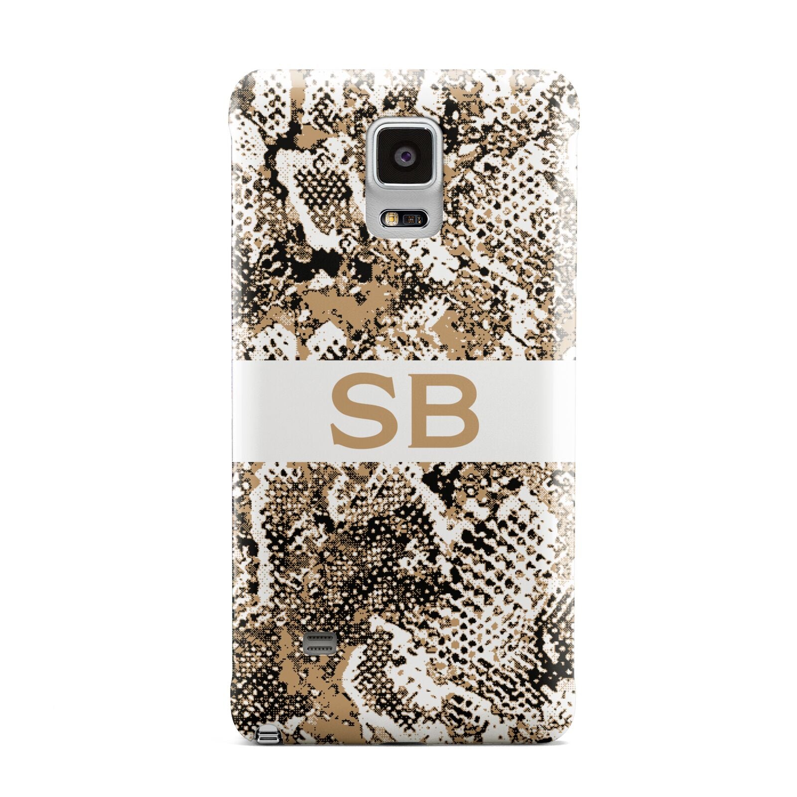 Custom Tan Snakeskin Samsung Galaxy Note 4 Case