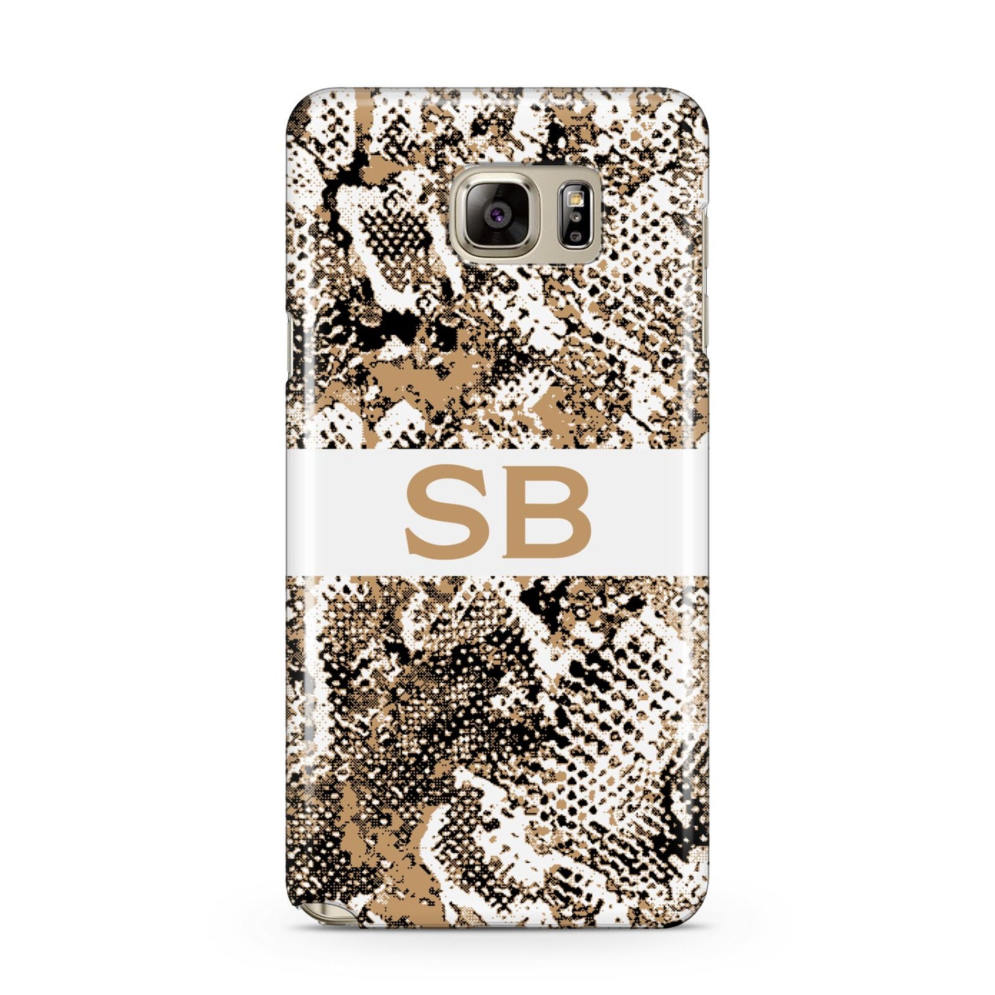 Custom Tan Snakeskin Samsung Galaxy Note 5 Case