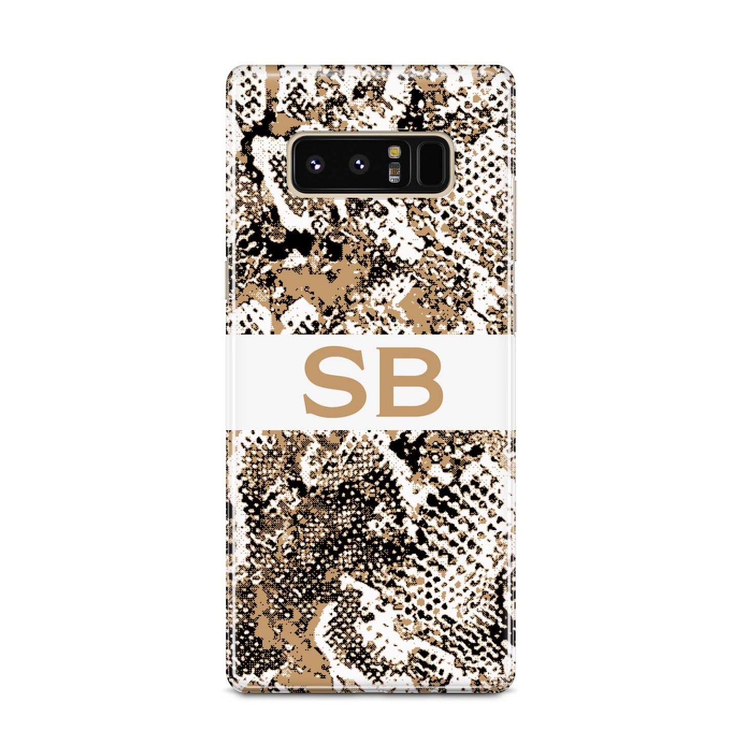 Custom Tan Snakeskin Samsung Galaxy Note 8 Case