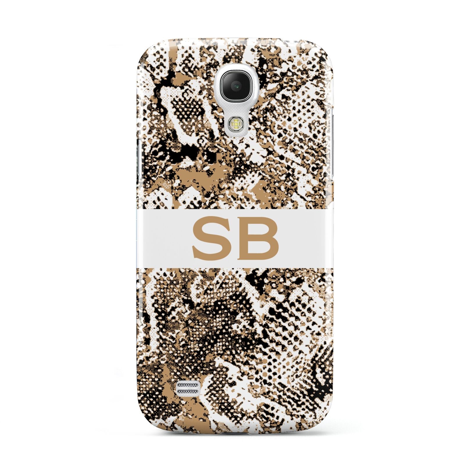 Custom Tan Snakeskin Samsung Galaxy S4 Mini Case