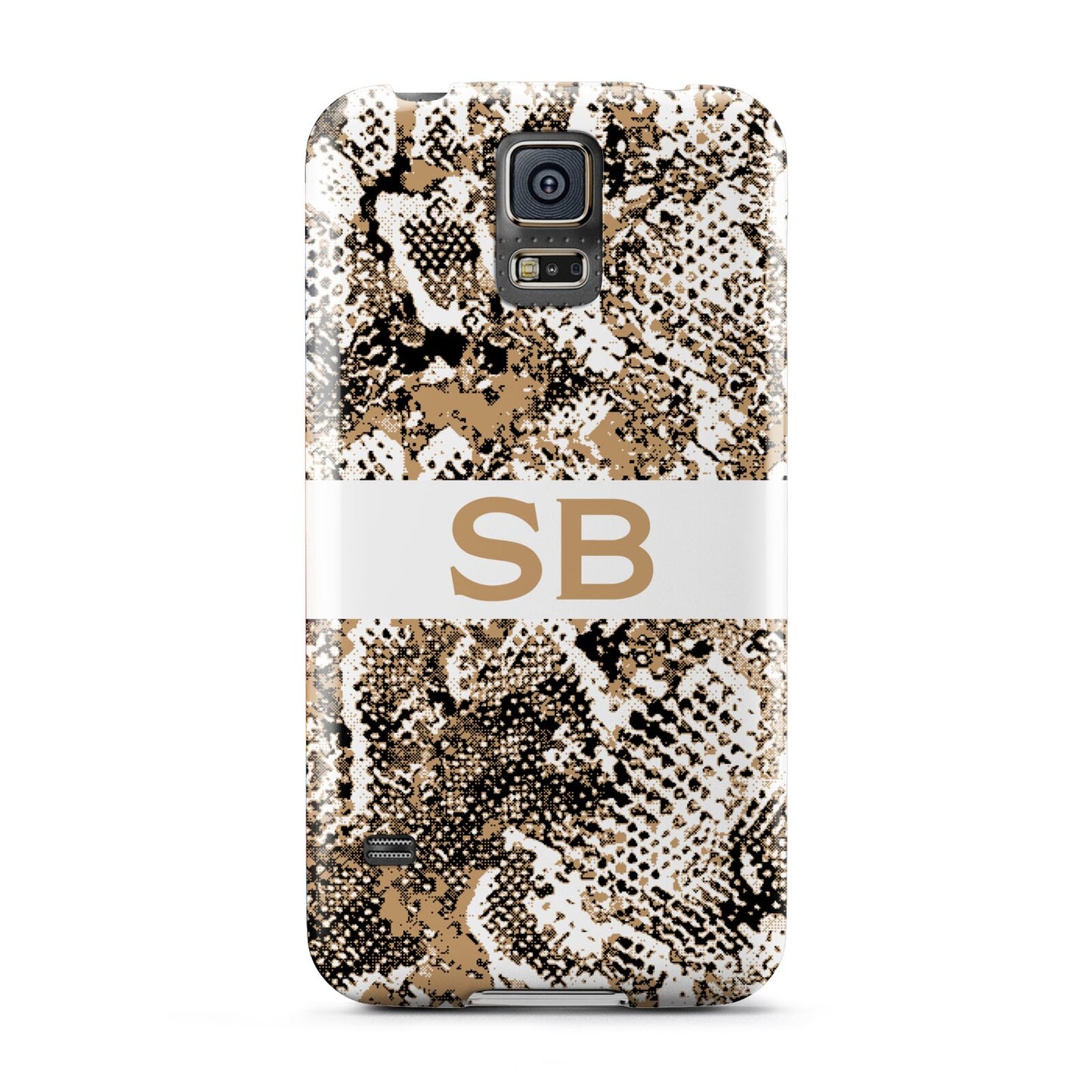 Custom Tan Snakeskin Samsung Galaxy S5 Case