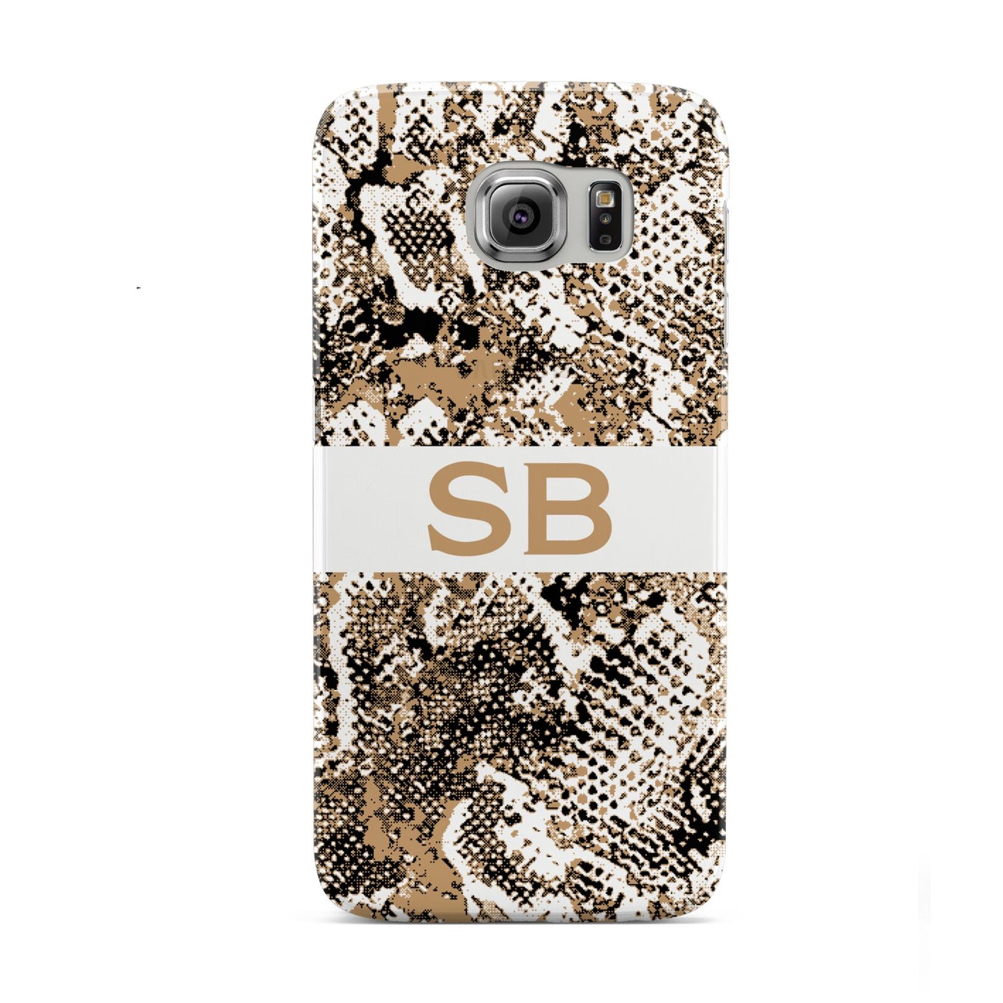 Custom Tan Snakeskin Samsung Galaxy S6 Case