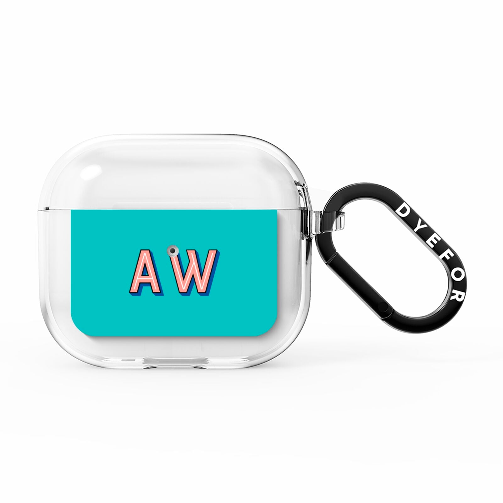 Custom Text AirPods Clear Case 3rd Gen