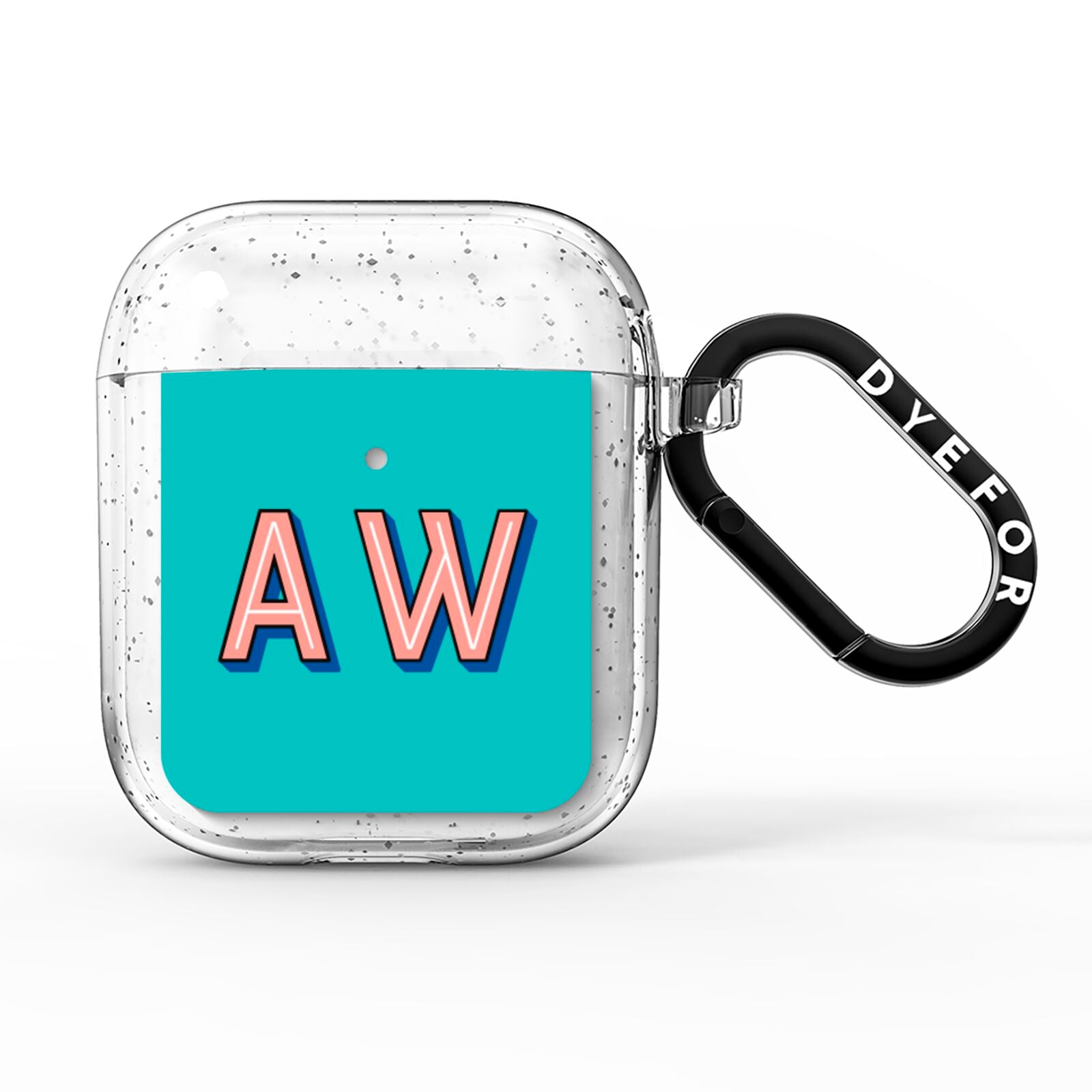 Custom Text AirPods Glitter Case