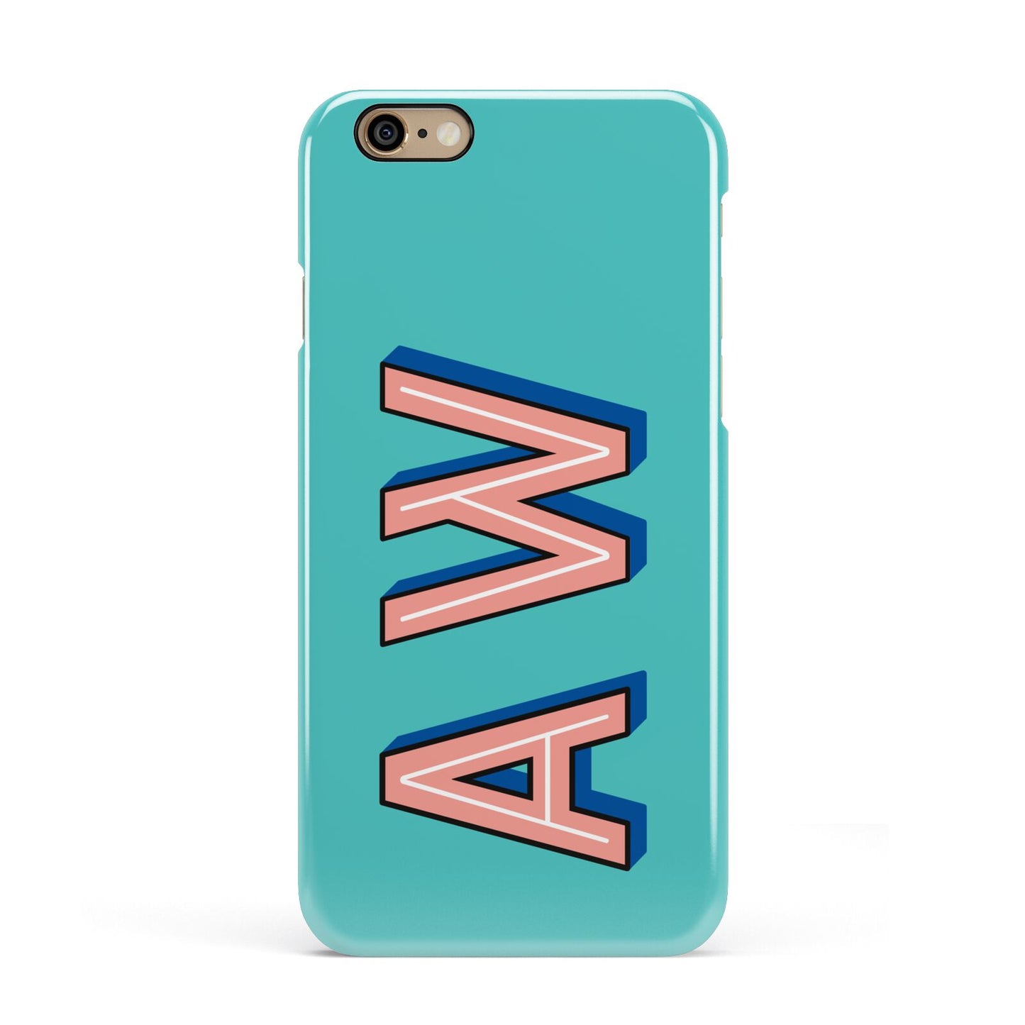 Custom Text Apple iPhone 6 3D Snap Case