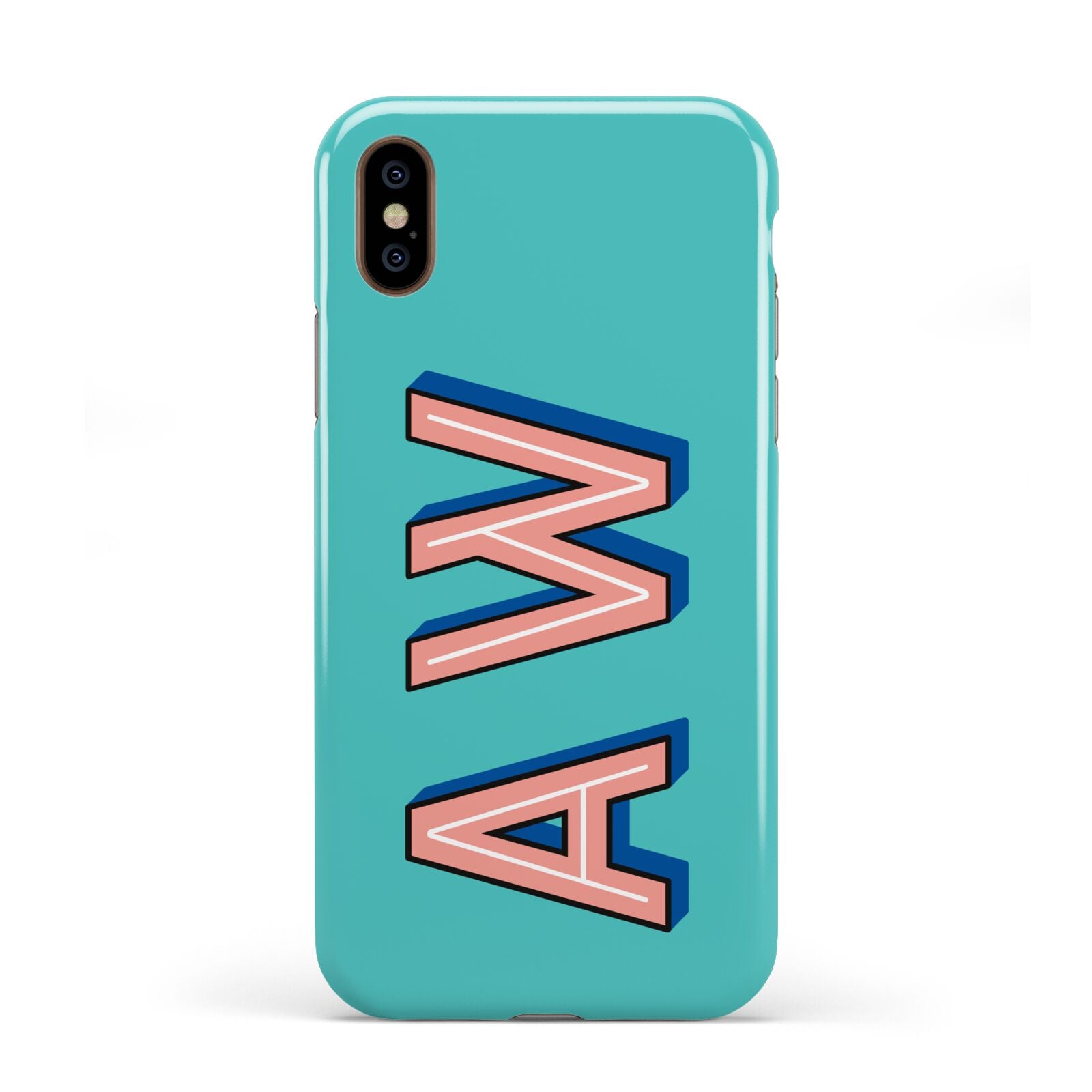 Custom Text Apple iPhone XS 3D Tough