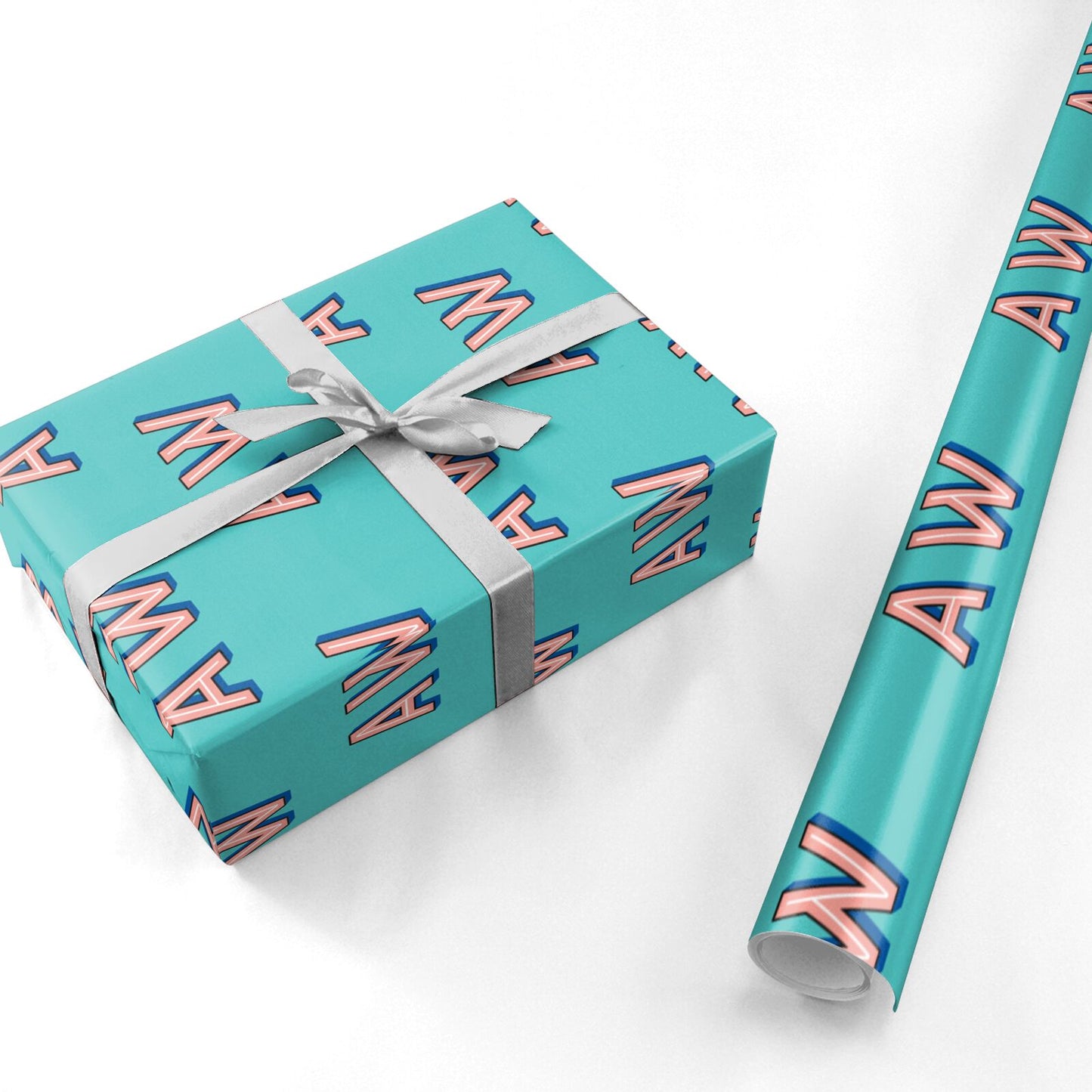 Custom Text Personalised Wrapping Paper